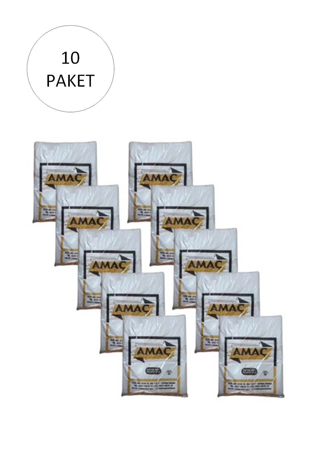 Şeffaf Hışır Atlet Poşet Büyük Boy 29x52 Cm 650 Gr (10 Paket-Takr