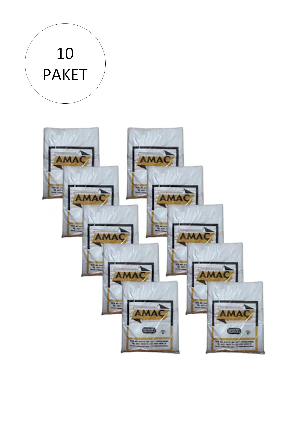 Just Cheap Store Şeffaf Hişir Atlet Poşet Büyük Boy 29X52 Cm 650 Gr (10 Paket-Takr