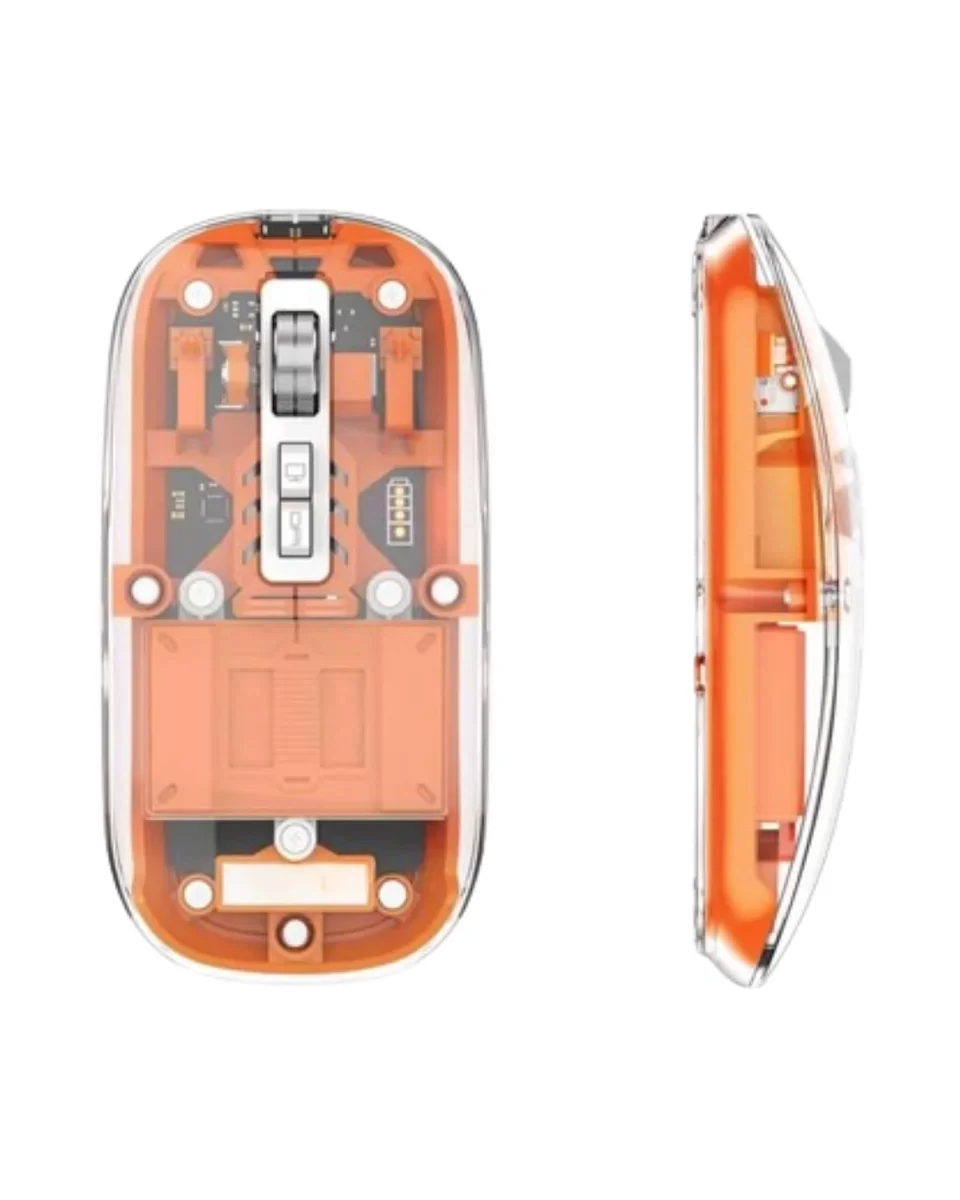 Şeffaf Kablosuz Mouse: Sessiz Tıklama ve Bluetooth ile Rahat Ofis Deneyimi
