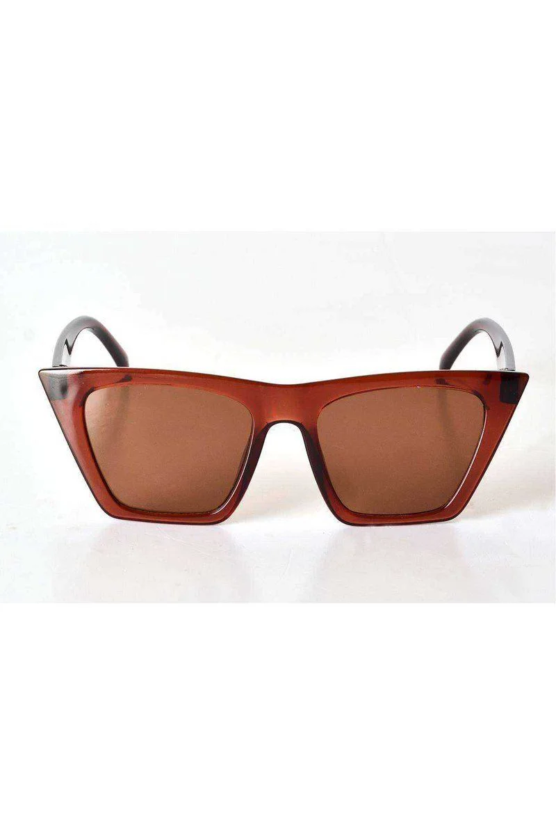 Şeffaf Kahverengi Cat Eye Güneş Gözlüğü - UV400 Korumalı Unisex Moda Gözlük Fiyatı, Yorumları ve Özellikleri