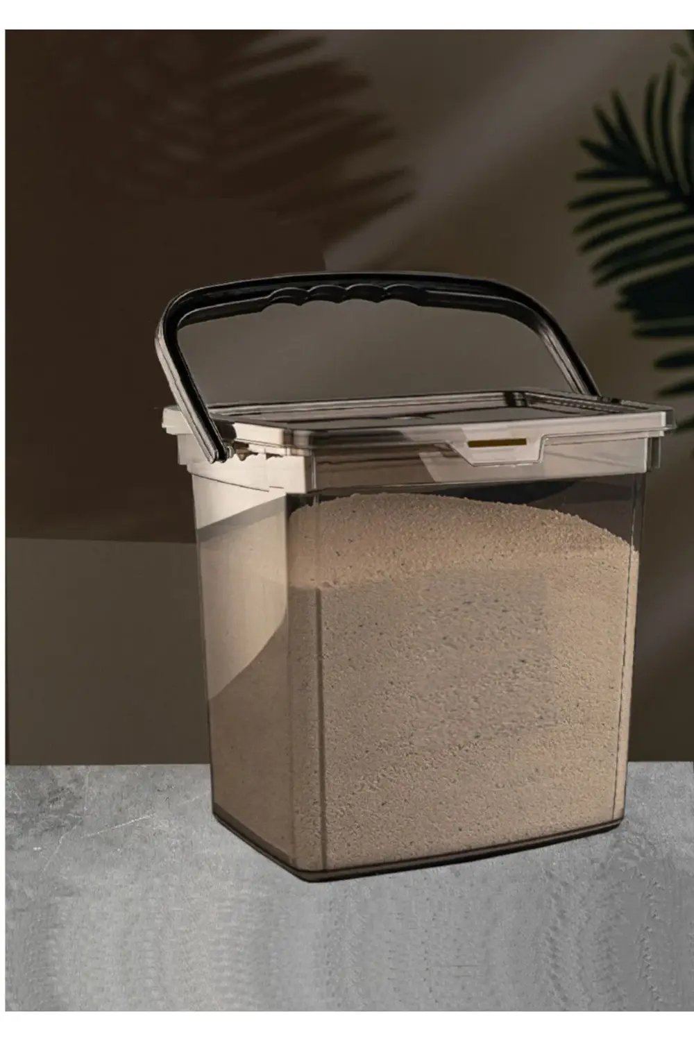 Şeffaf Kapaklı Deterjanlık Taşınabilir Deterjan Saklama Kutusu 6