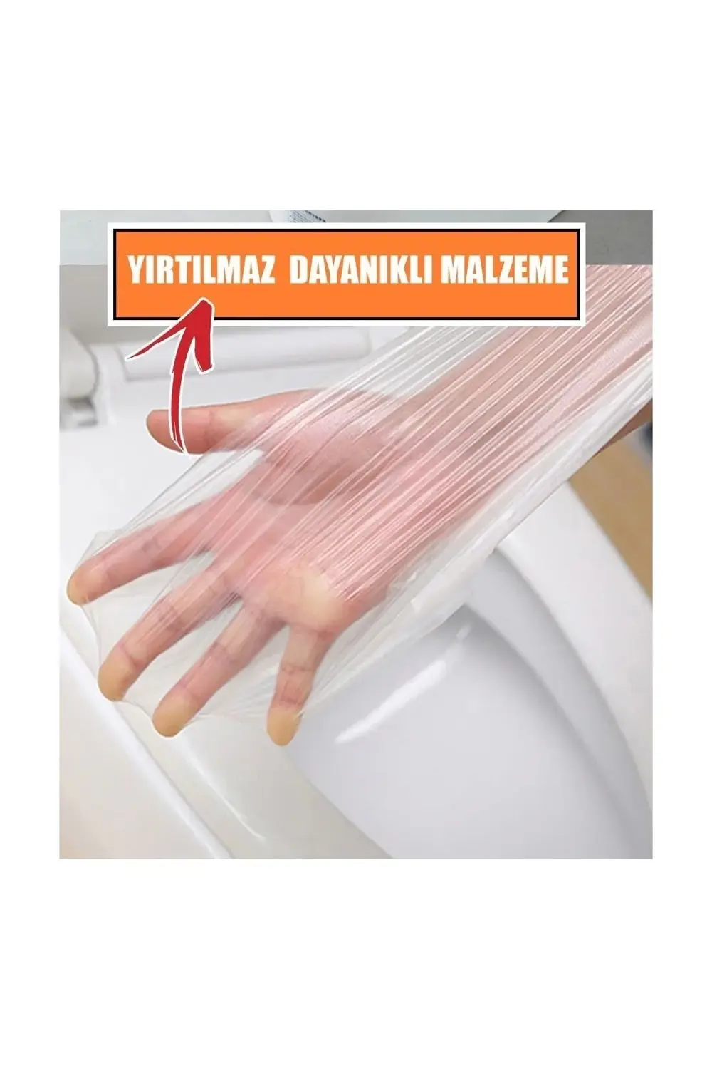 ŞEFFAF KLOZET KAPAĞI KILIFI (50 ADET)