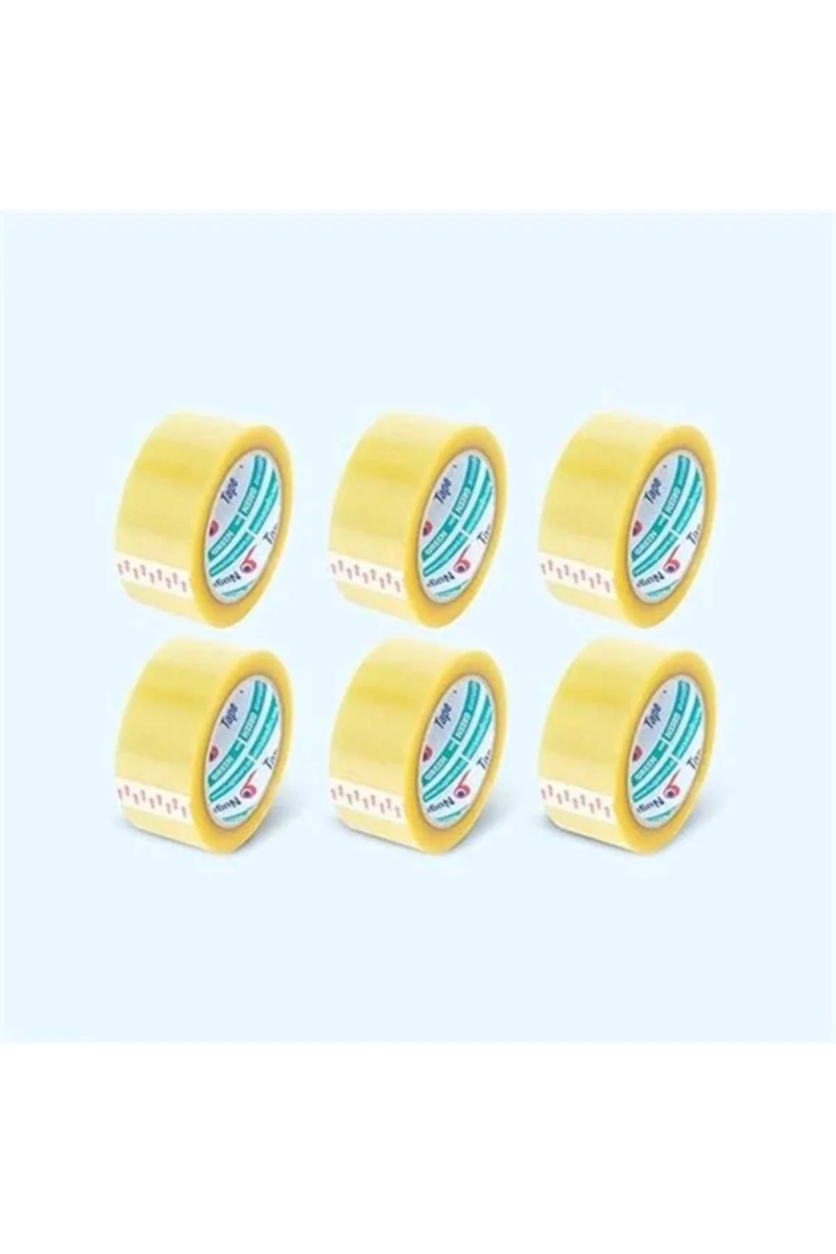 Şeffaf Koli Bandı 45Mm*100Mt 38 Mikron Akrilik (6 Adet)