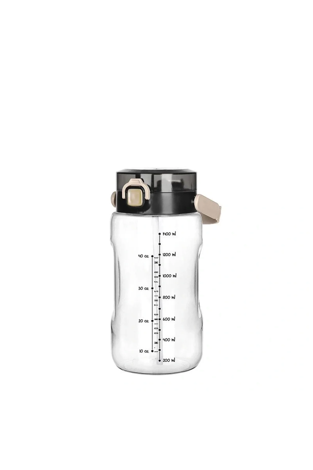 Şeffaf Matara - 1500 Ml - 50,7 Oz - Watermode Matara - Görsel 2