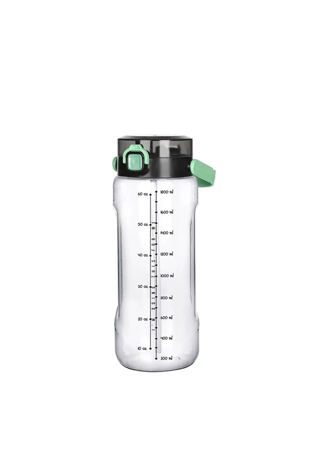 Şeffaf Matara - 2000 Ml - 67,6 Oz - Watermode Matara - Görsel 2