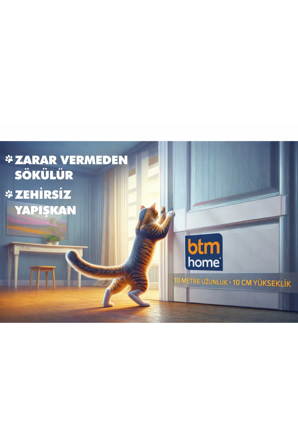 Şeffaf Mobilya Koruyucu Yapışkanlı Bant 10m x 10cm Koltuk Kapı Du Şeffaf Mobilya Koruyucu Yapışkanlı Bant 10m x 10cm Koltuk Kapı Du