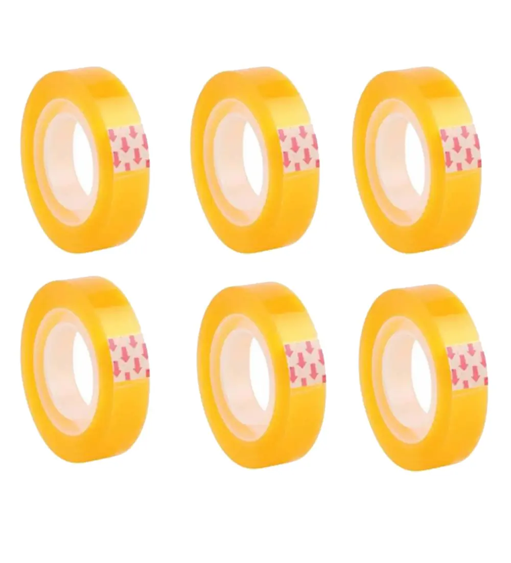 Şeffaf Para Bandı 30 Metre Selobant Bant - 6 Adet