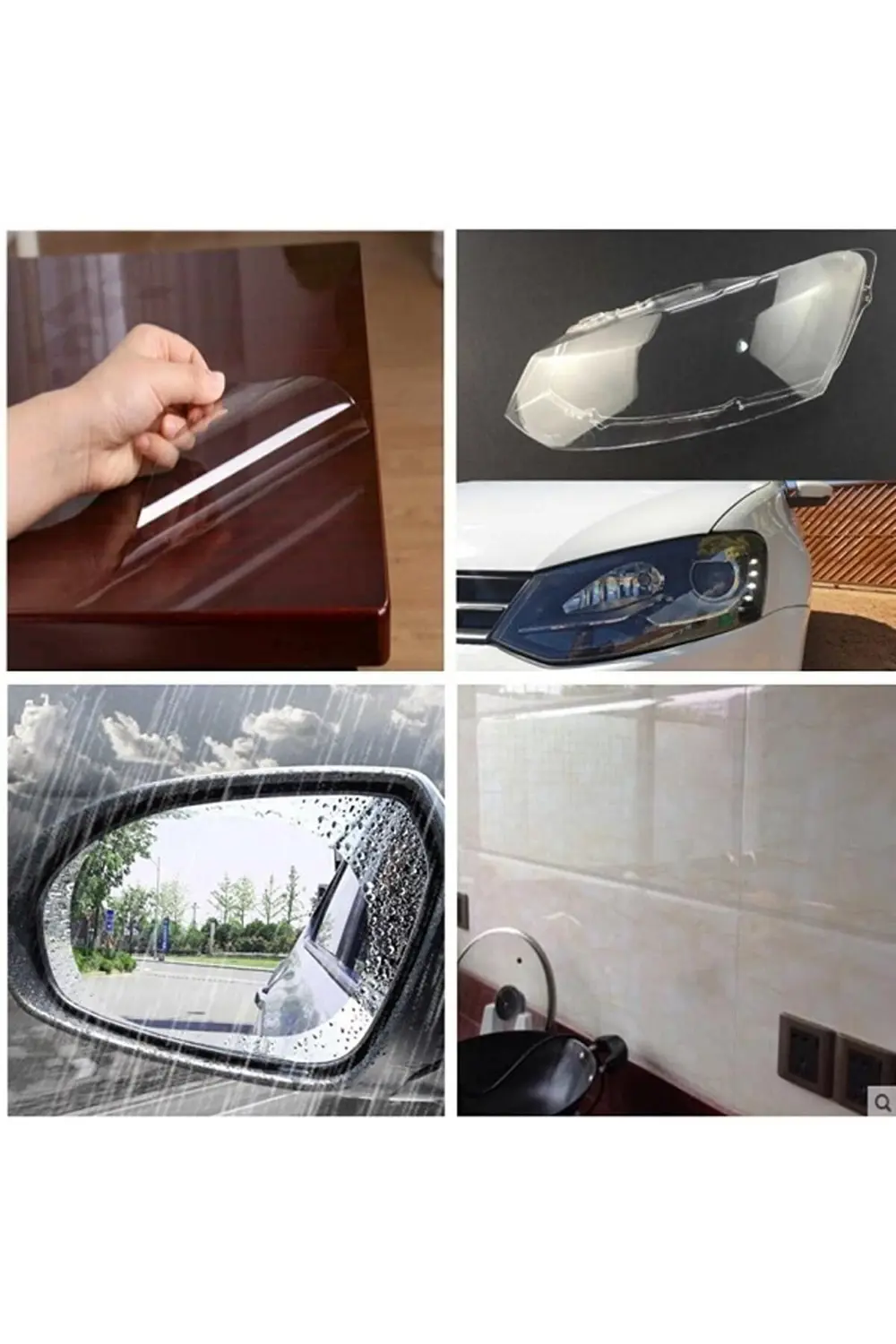 Şeffaf Parlak Yapışkanlı Folyo Koruma Folyosu 61 Cm X 1 Metre Şeffaf Parlak Yapışkanlı Folyo Koruma Folyosu 61 Cm X 1 Metre