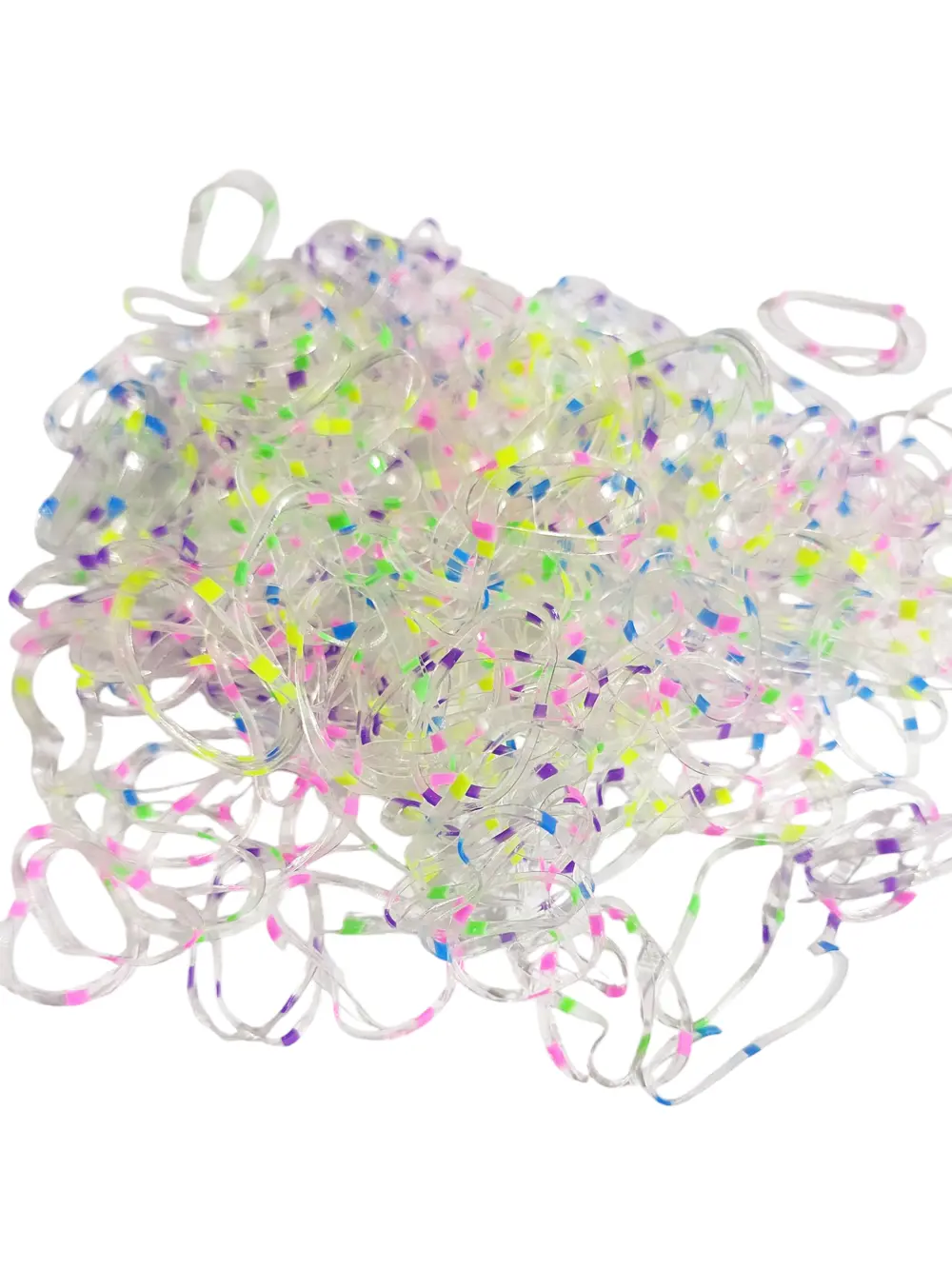 Şeffaf Renkli Perma Tüp Toka Saç Lastik Toka - 1 Tüp