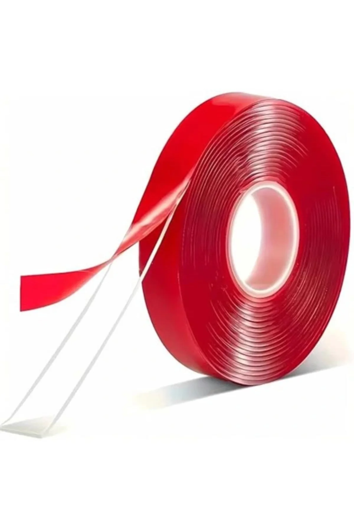Şeffaf Silikonlu Çift Taraflı Montaj Bandı 10mm x 5 Metre | Süper Güçlü, Su Geçirmez