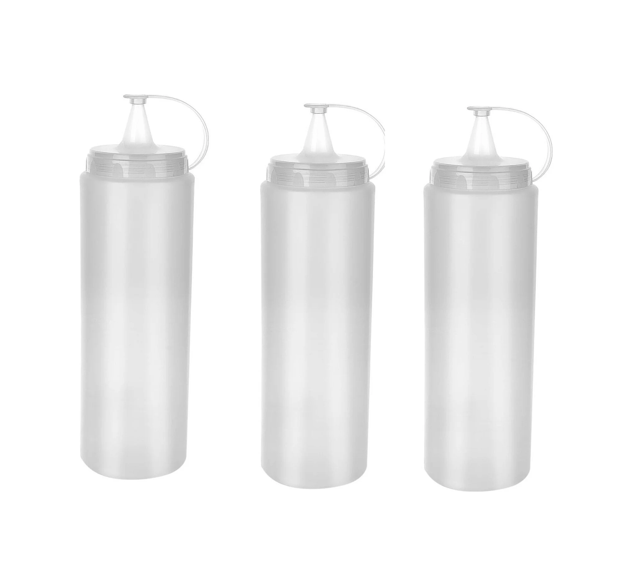 Şeffaf Sos Şişesi - 1000ml Dev Boy 3 Adet Diğer