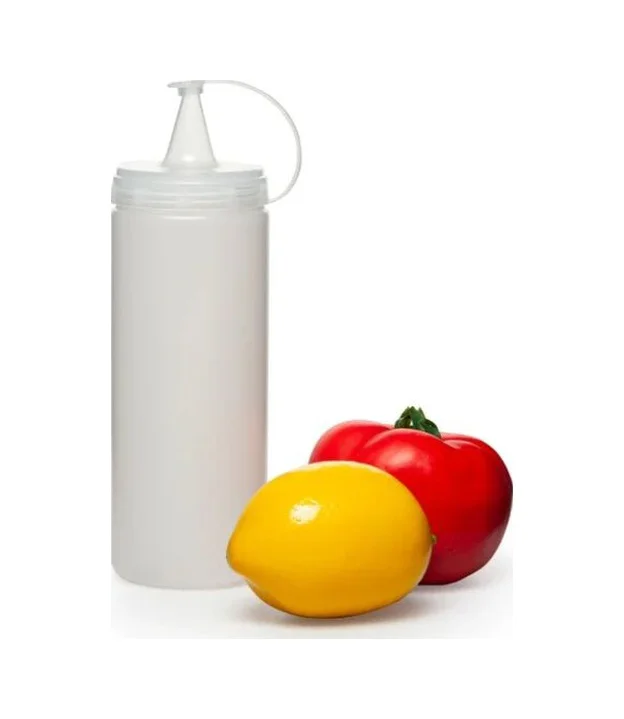 Şeffaf Sos Şişesi - 400 Ml Diğer