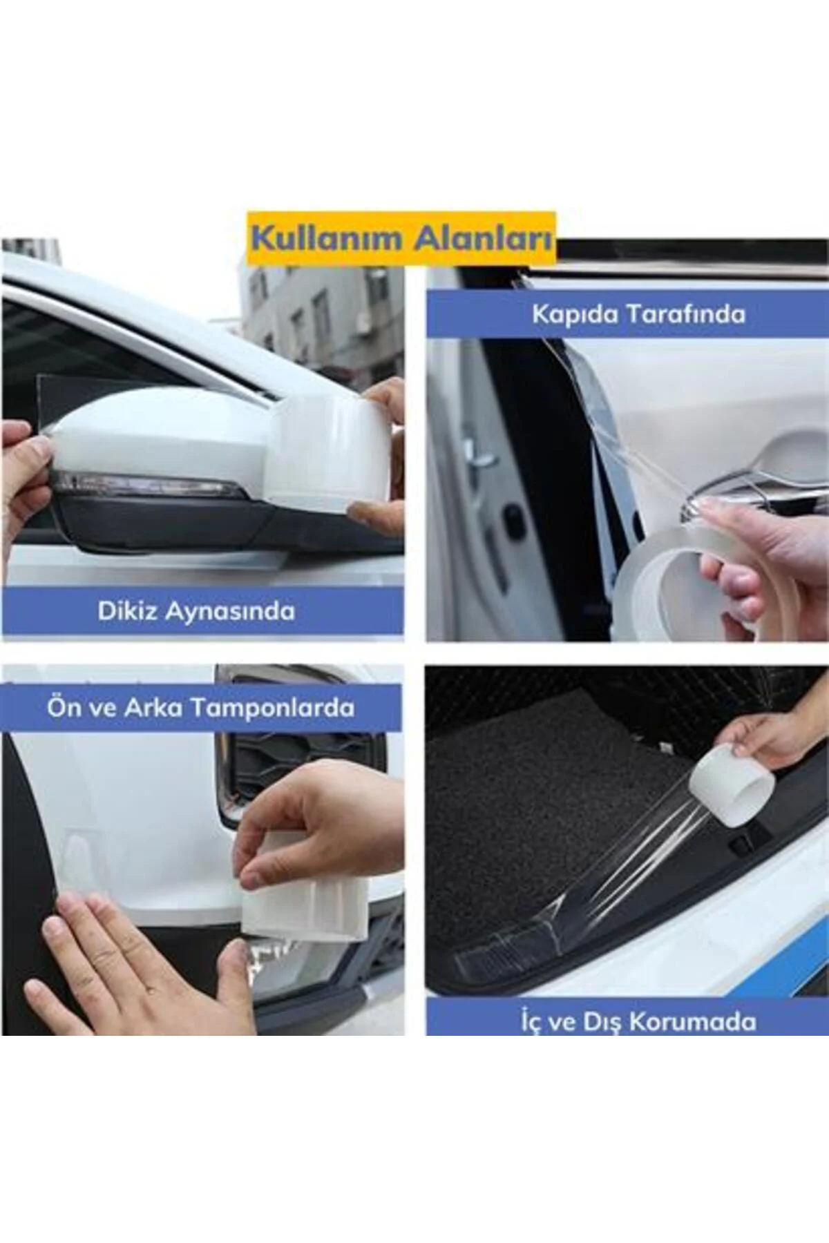 Şeffaf Su Geçirmeyen Dayanıklı Kolay Yapışan Çizilmeye Dayanıklı 