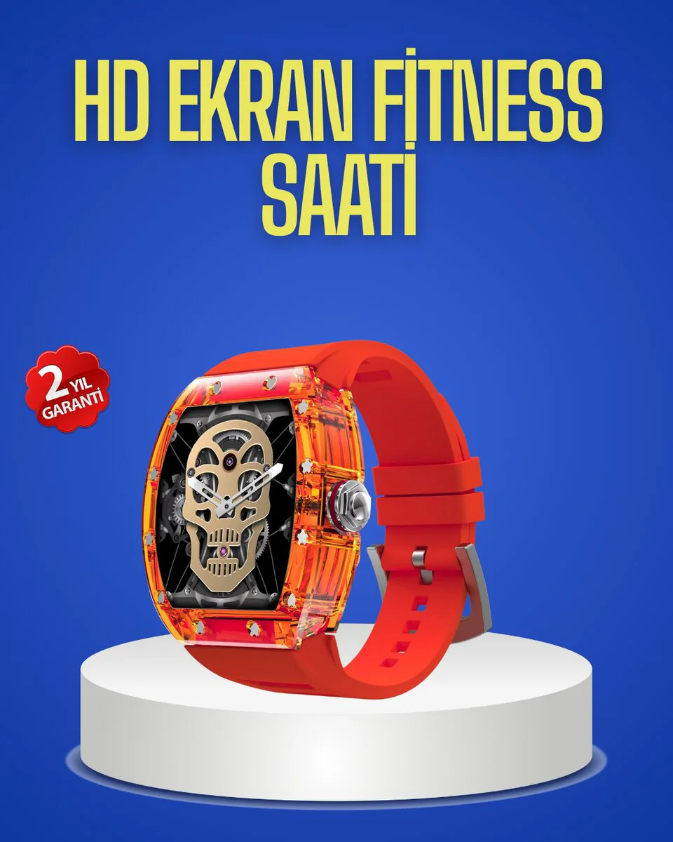 Şeffaf Tasarımlı Akıllı Saat - Dokunmatik Ekran ve IP67 Su Geçirmezlik