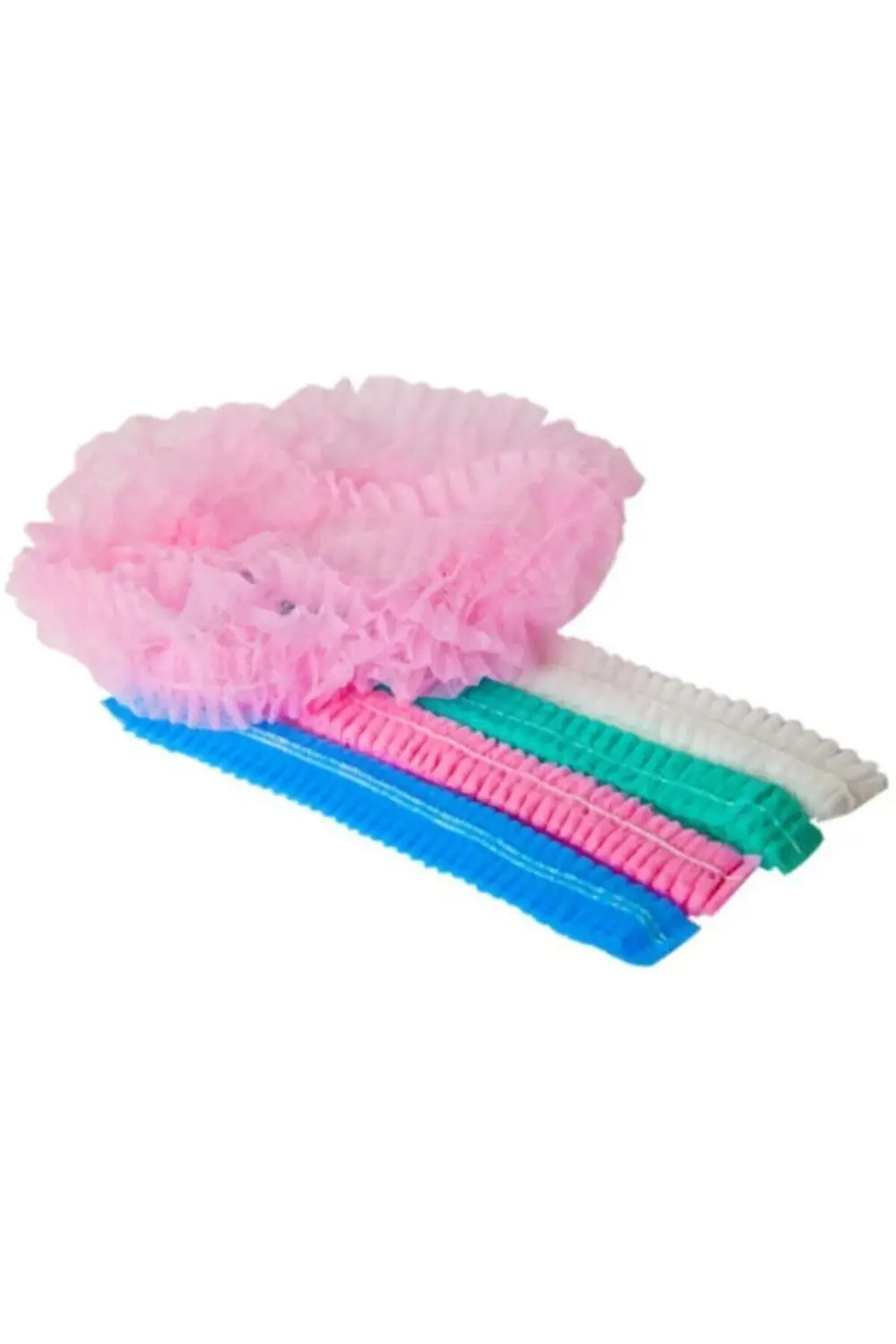 Şeffaf Tek Kullanımlık Saç Bonesi Arg 100 Adet 52 Cm Xl Çift Last