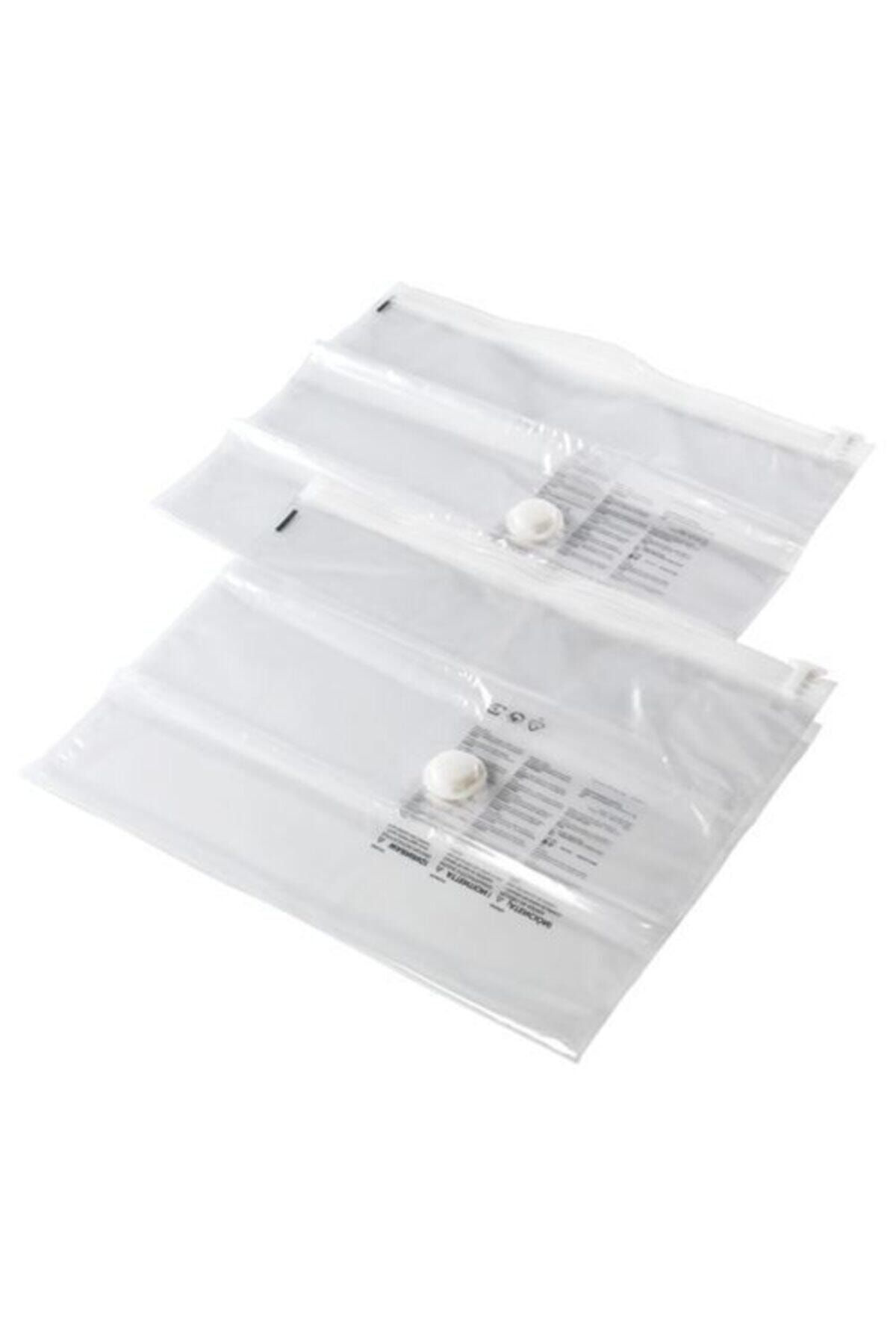 İkea Şeffaf Vakumlu Hurç - 67 X 100 Cm - 2 Adet Klasik