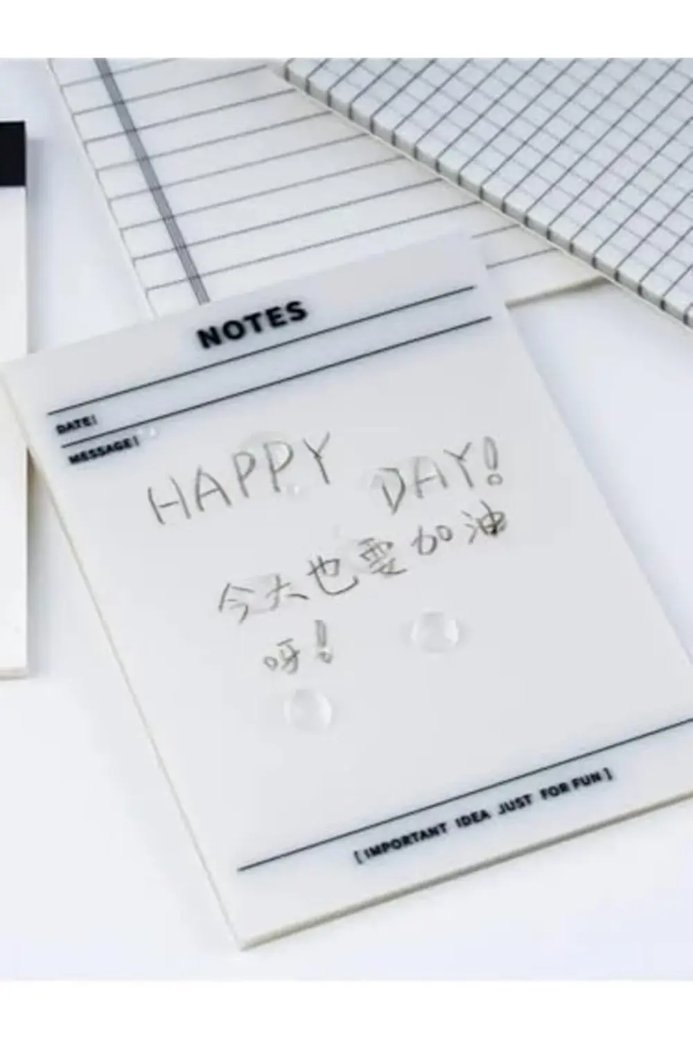 Şeffaf Yapışkanlı Post it Not Kağıdı Postit Gridnot (Grid) 117407