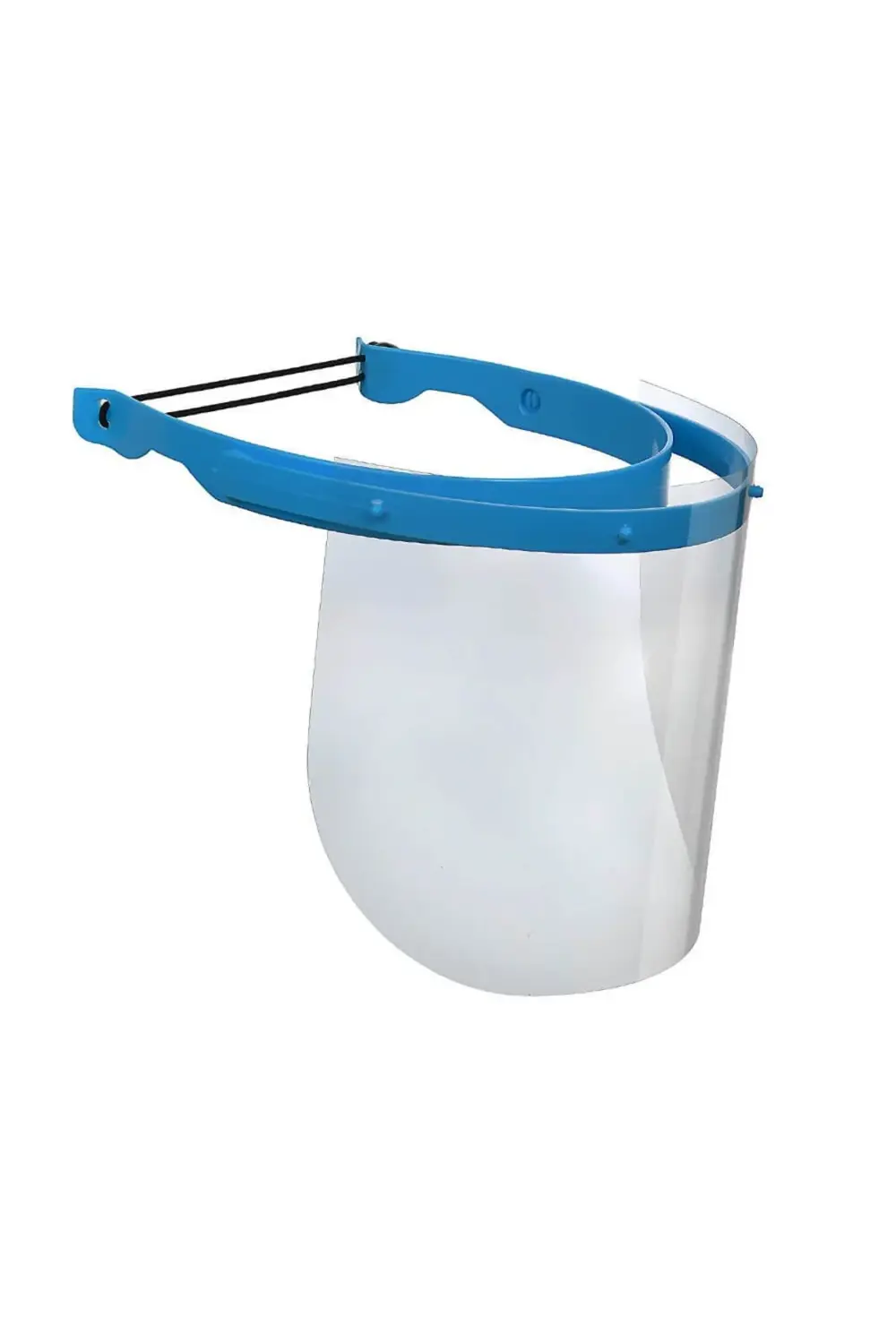 Şeffaf Yüz Ve Göz Koruyucu Maske Siperlik - Mavi