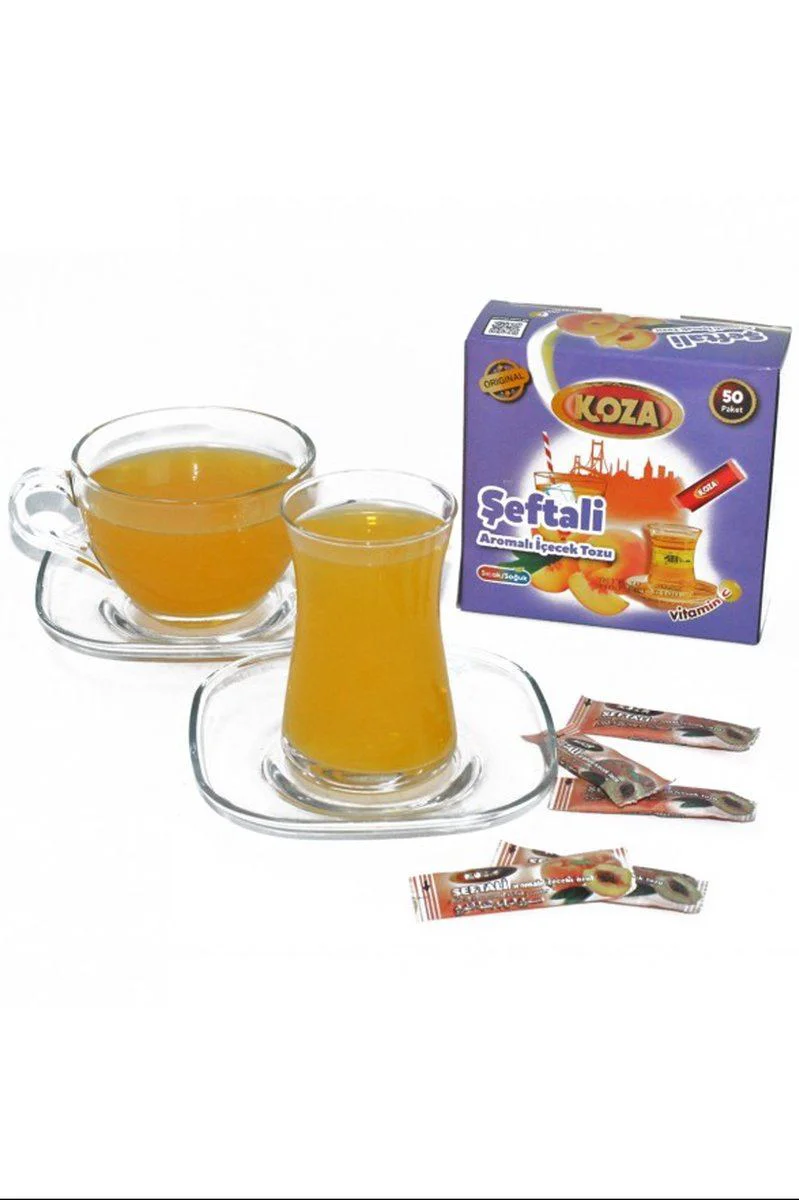 Şeftali Aromalı Toz İçecek 50'li Paket - Tek İçimlik Hazır İçecek Fiyatı, Yorumları ve Özellikleri