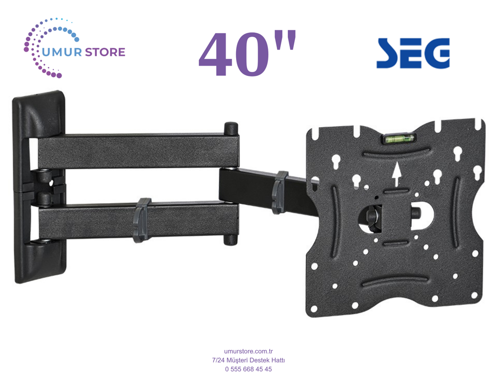 Seg 40SRB900 40 inç / 22”- 49” Lcd Led Televizyon Hareketli Duvar