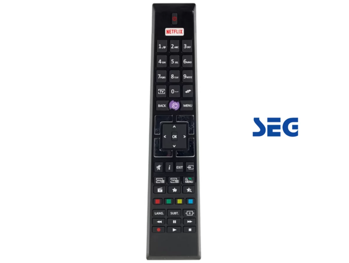 Seg İle Uyumlu Mor Tuşlu Netflix Lcd Led Televizyon Kumandası