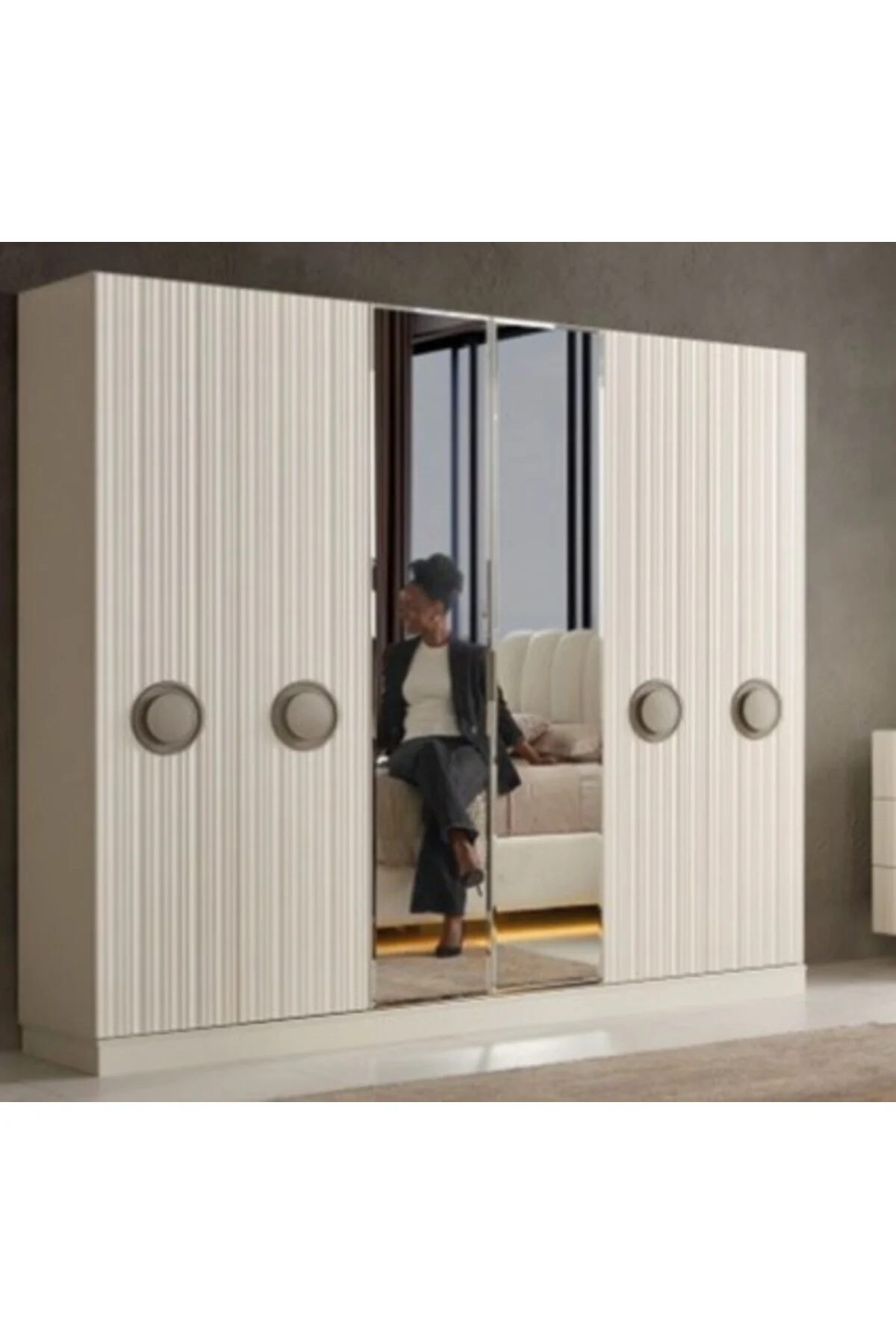 SEGOİVA MDF 6 KAPILI DOLAP Fiyatı, Yorumları ve Özellikleri