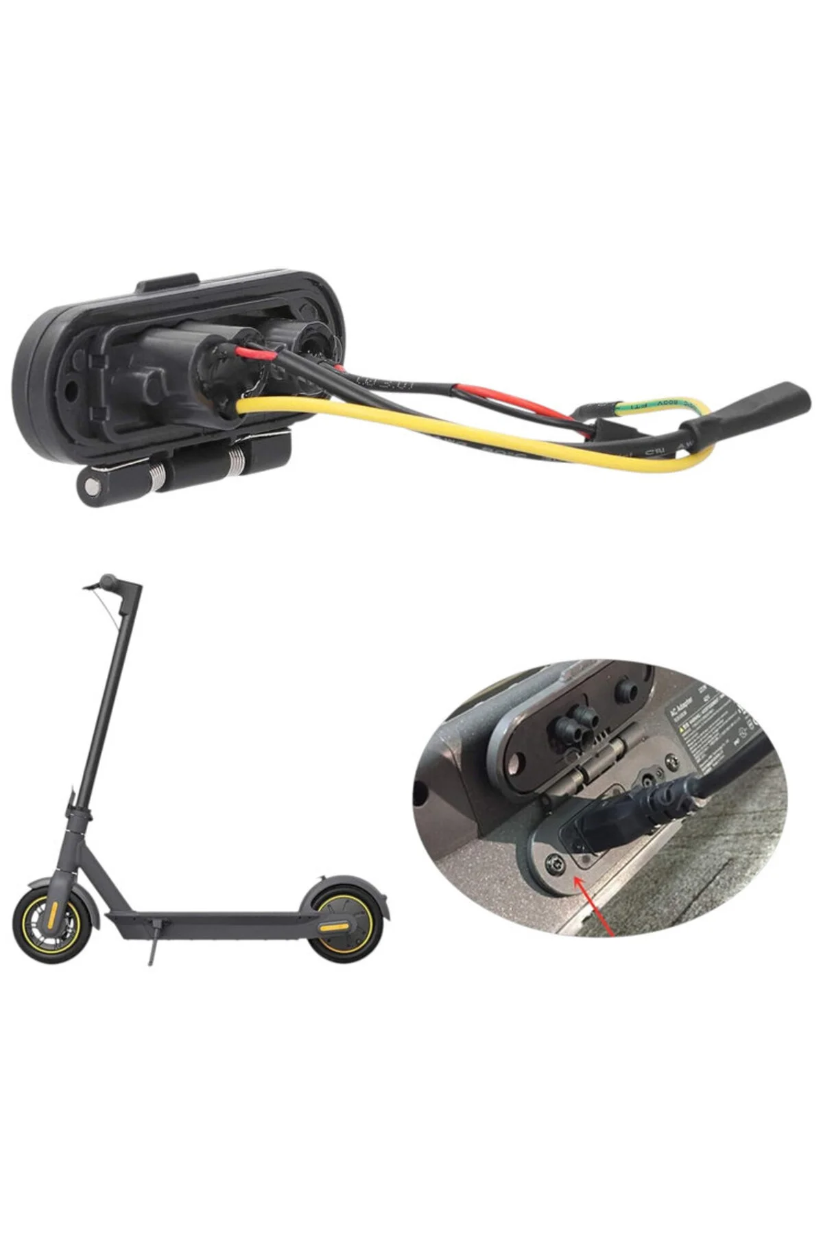 Segway Ninebot G30 Şarj Portu Segway Ninebot G30 Şarj Portu