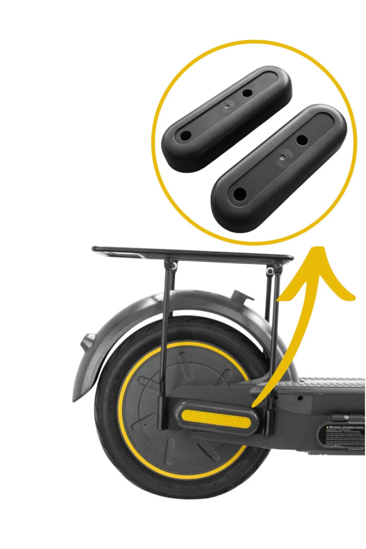 Segway Ninebot MAX G30 Arka Tekerlek Çatalı Dekoratif Kapakları Segway Ninebot MAX G30 Arka Tekerlek Çatalı Dekoratif Kapakları