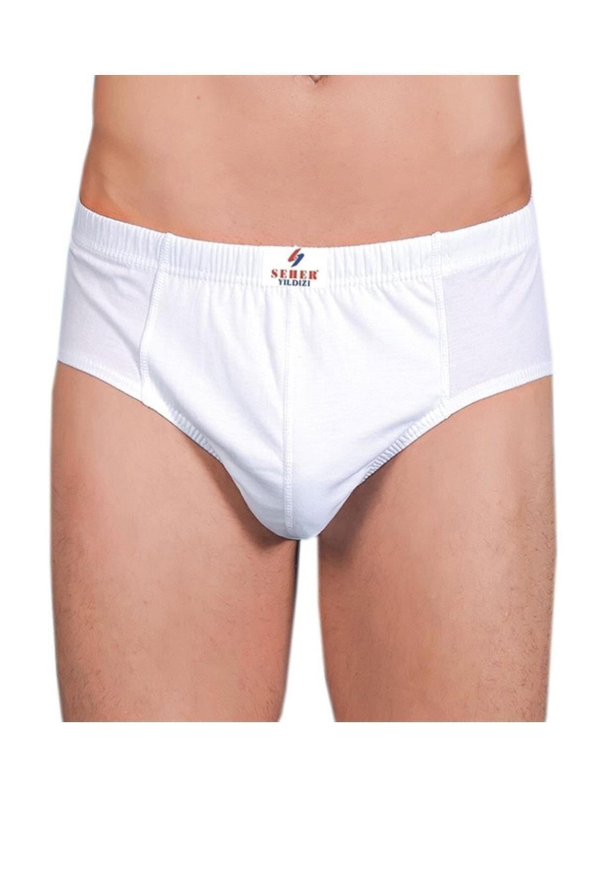 Seher Erkek Beyaz Slip Külot Yeni Sezon (1 Adet Ekonomik)