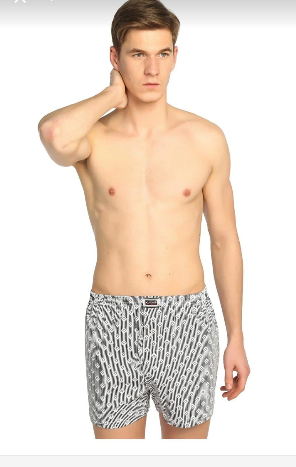 SEHER YILDIZI 0007 ERKEK DESENLİ BOXER 12 ADET