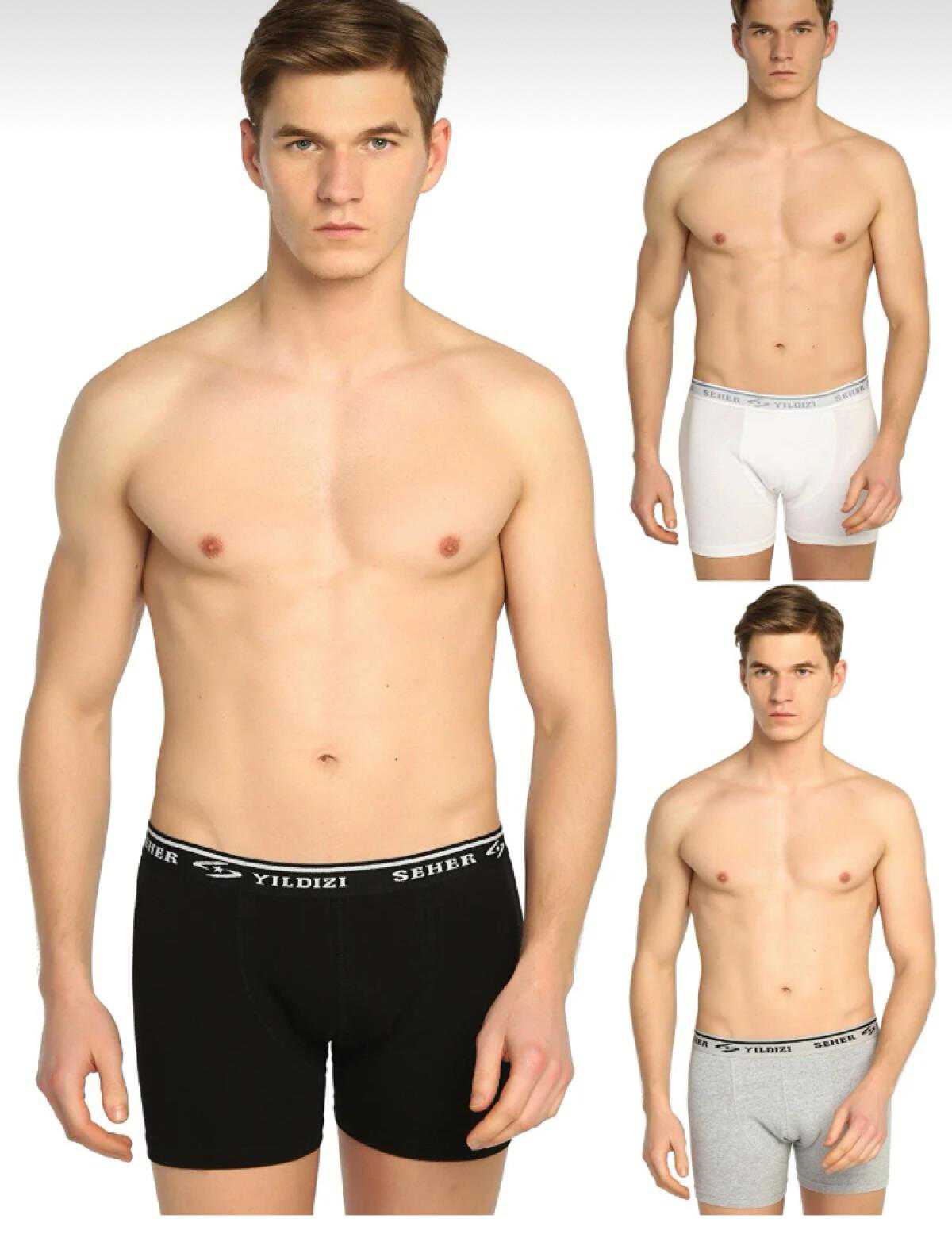 SEHER YILDIZI 0060 ERKEK LİKRALI KARIŞIK RENK BOXER 6 ADET SEHER YILDIZI 0060 ERKEK LİKRALI KARIŞIK RENK BOXER 6 ADET