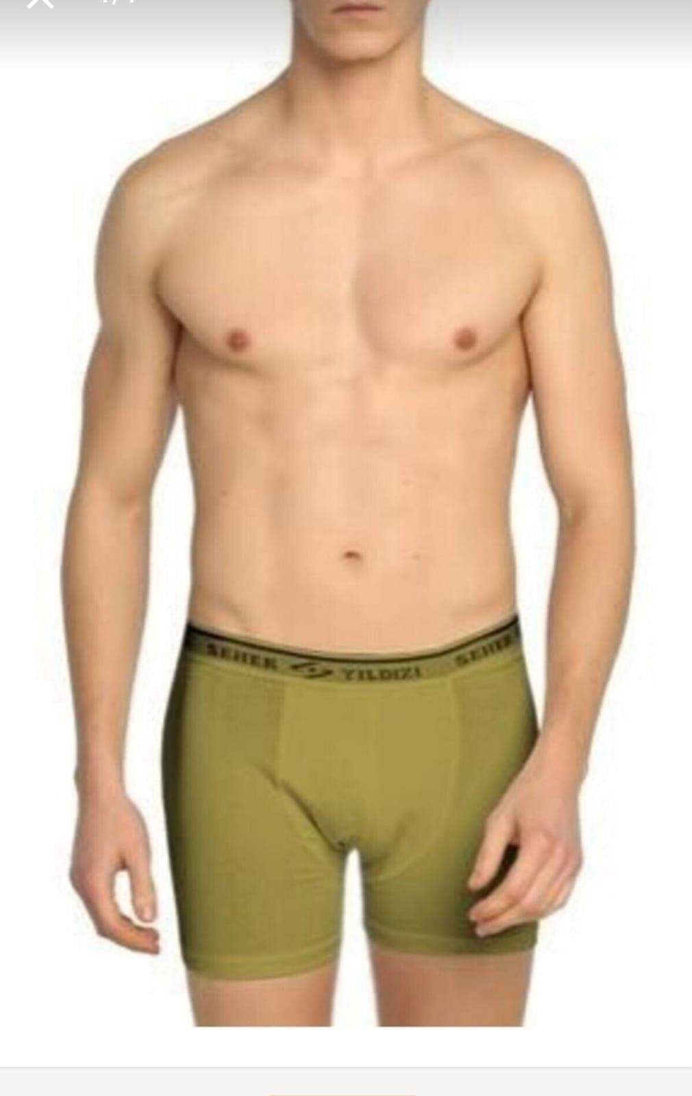 SEHER YILDIZI 0060 ERKEK LİKRALI BOXER 12 ADET