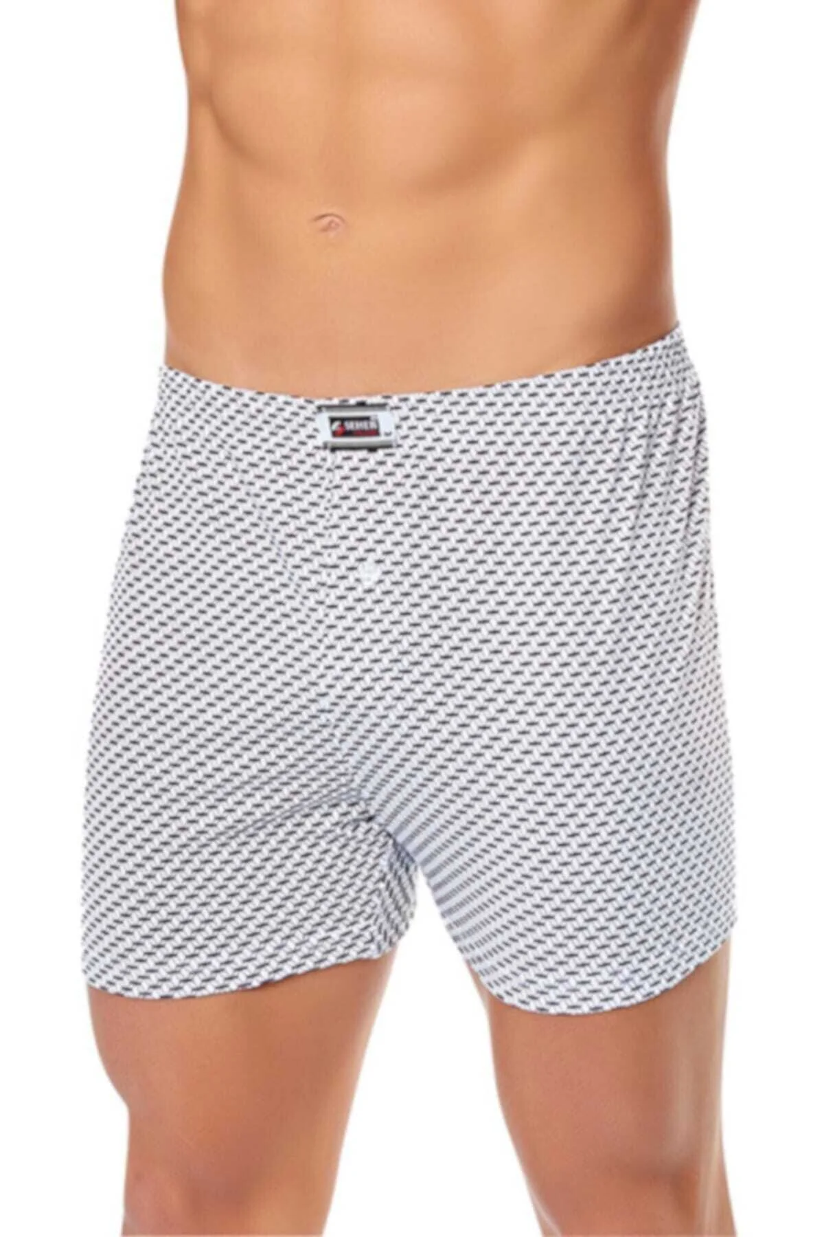 Seher Yıldızı Düğmeli Desenli Boxer 10'lu Paket Seher Yıldızı Düğmeli Desenli Boxer 10'lu Paket