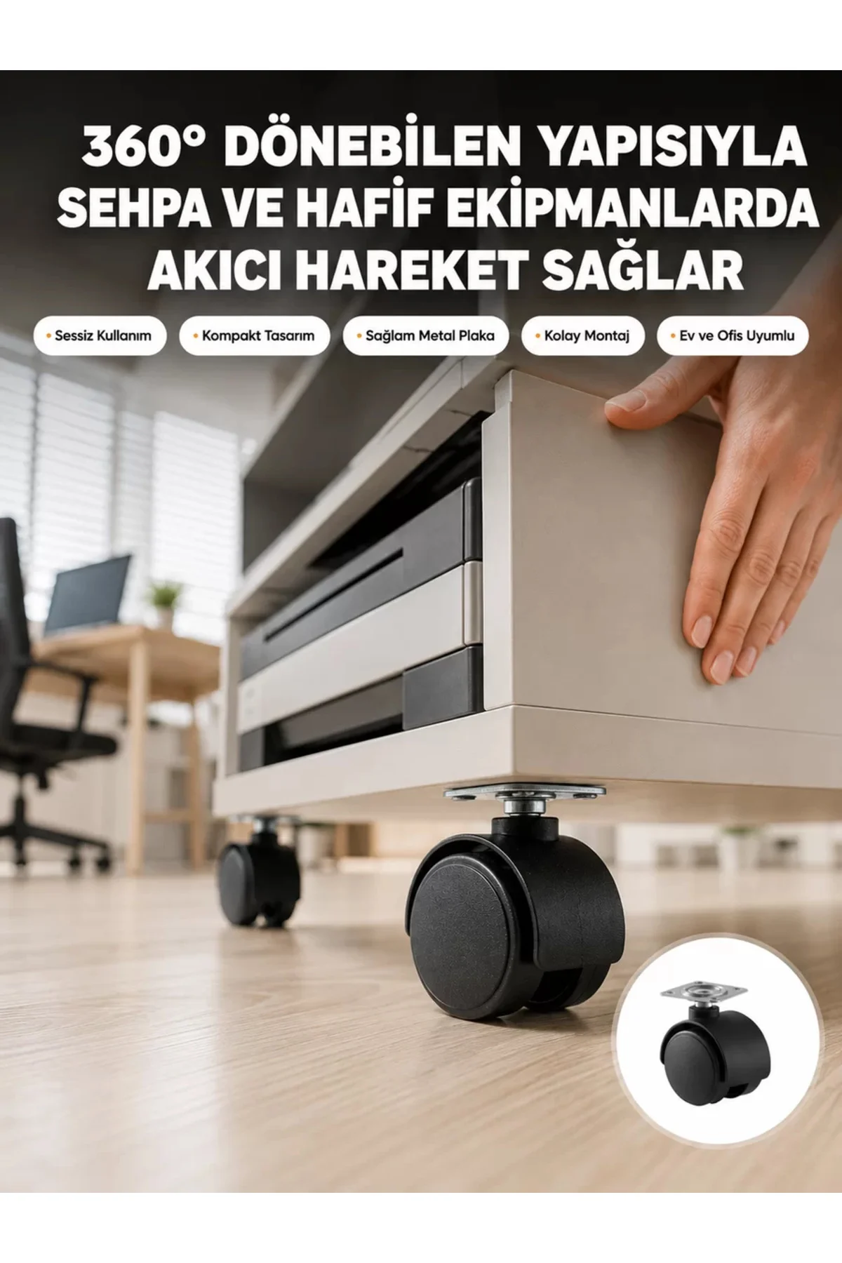 Sehpa ve Ekipmanlar İçin 4 cm Kilitsiz Ayak Tekli Sehpa ve Ekipmanlar İçin 4 cm Kilitsiz Ayak Tekli