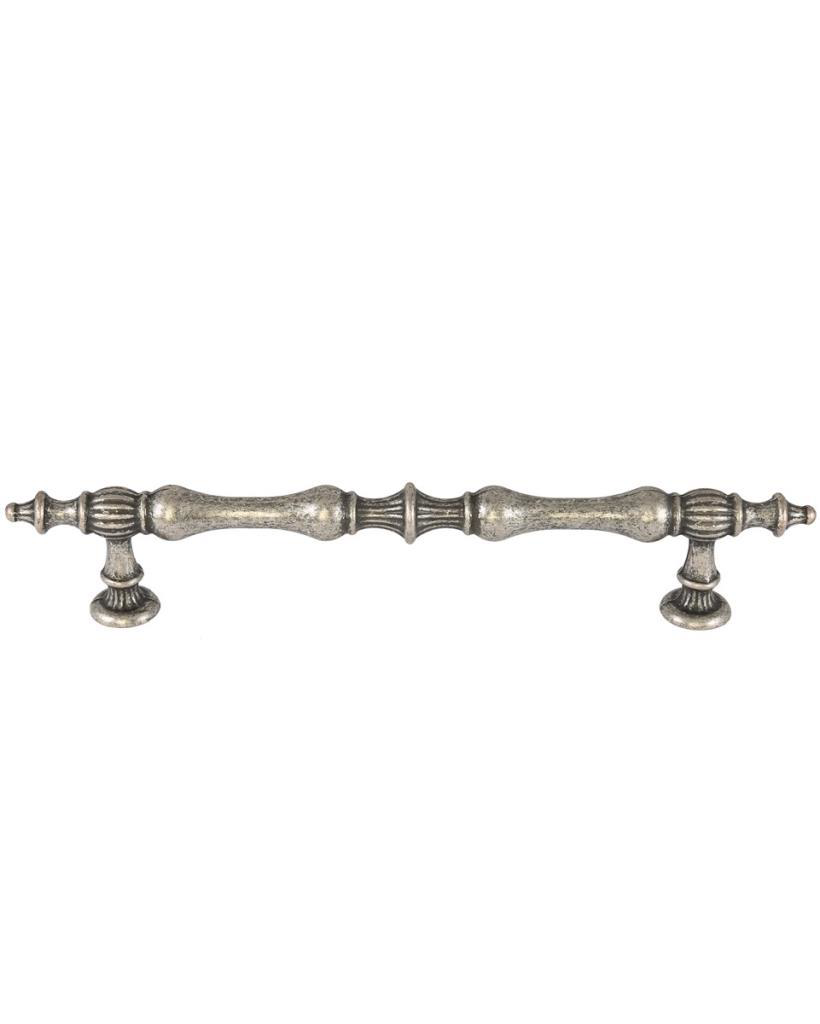 Şehzade Kulp Antik Gümüş 128mm (2 Adet)