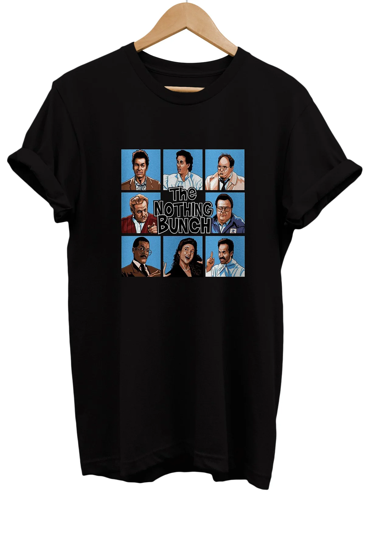 Seinfield Baskılı %100 Pamuk Oversize T-shirt