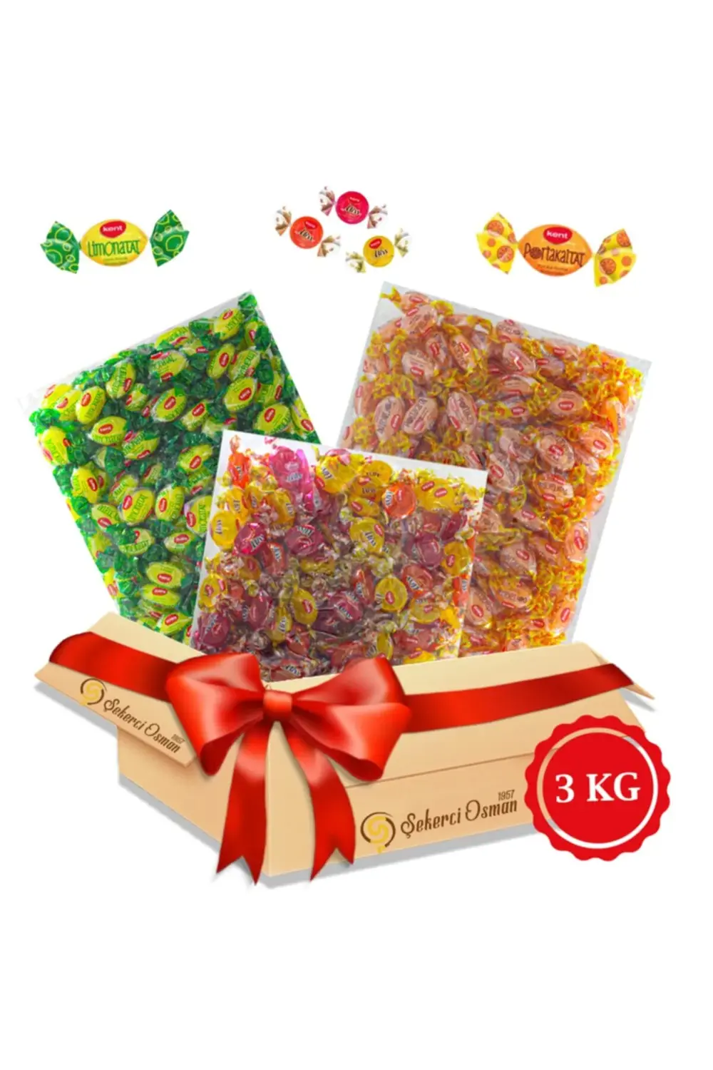 Şeker 3 X 1 Kg Avantaj Kolisi ( Portakaltat, Limonatat, Misbon Ka