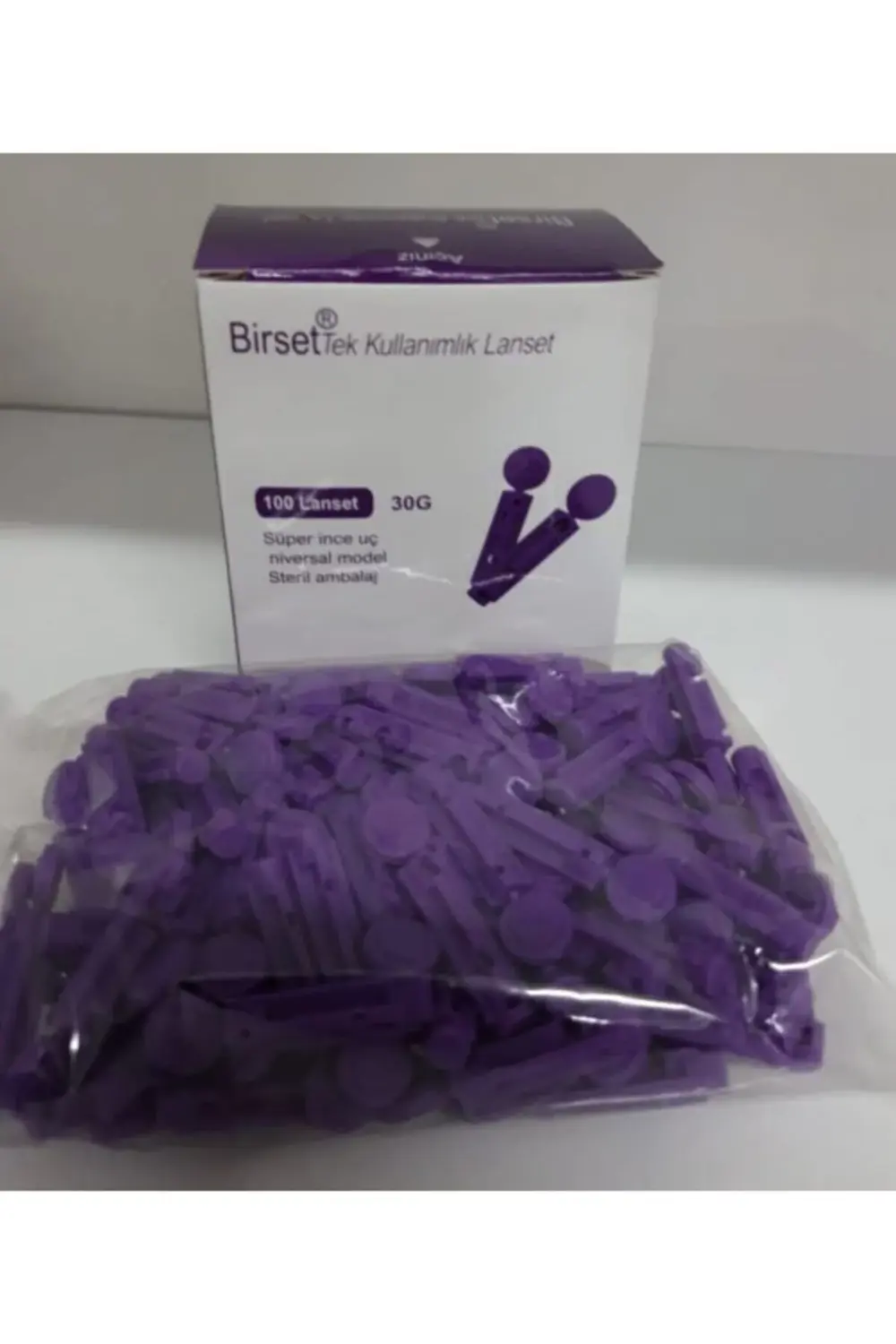 Şeker Lanseti Lanset Parmak Delme Iğnesi - Süper Ince Uç Steril A