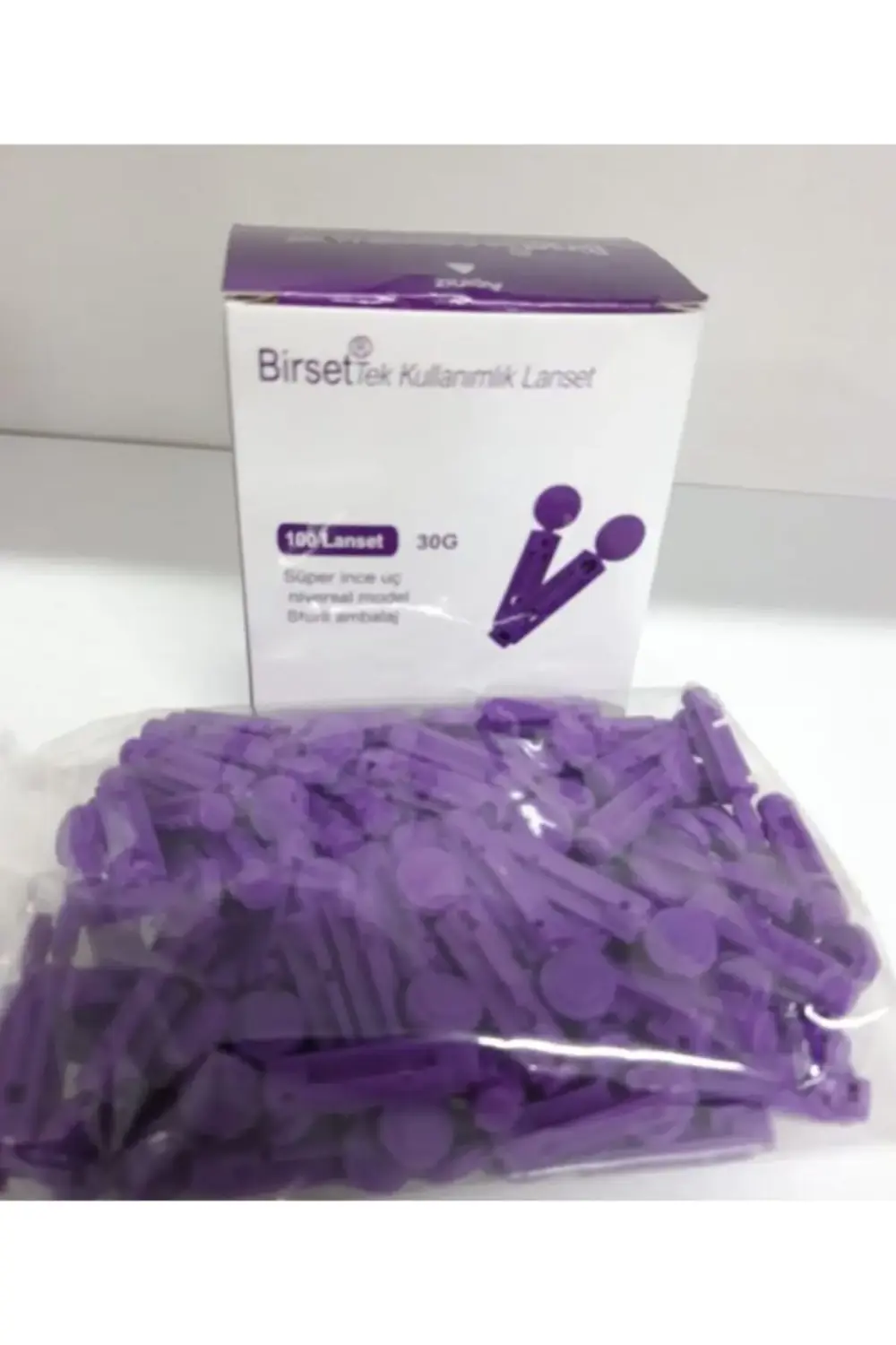 Şeker Lanseti Lanset Parmak Delme Iğnesi - Süper Ince Uç Steril A