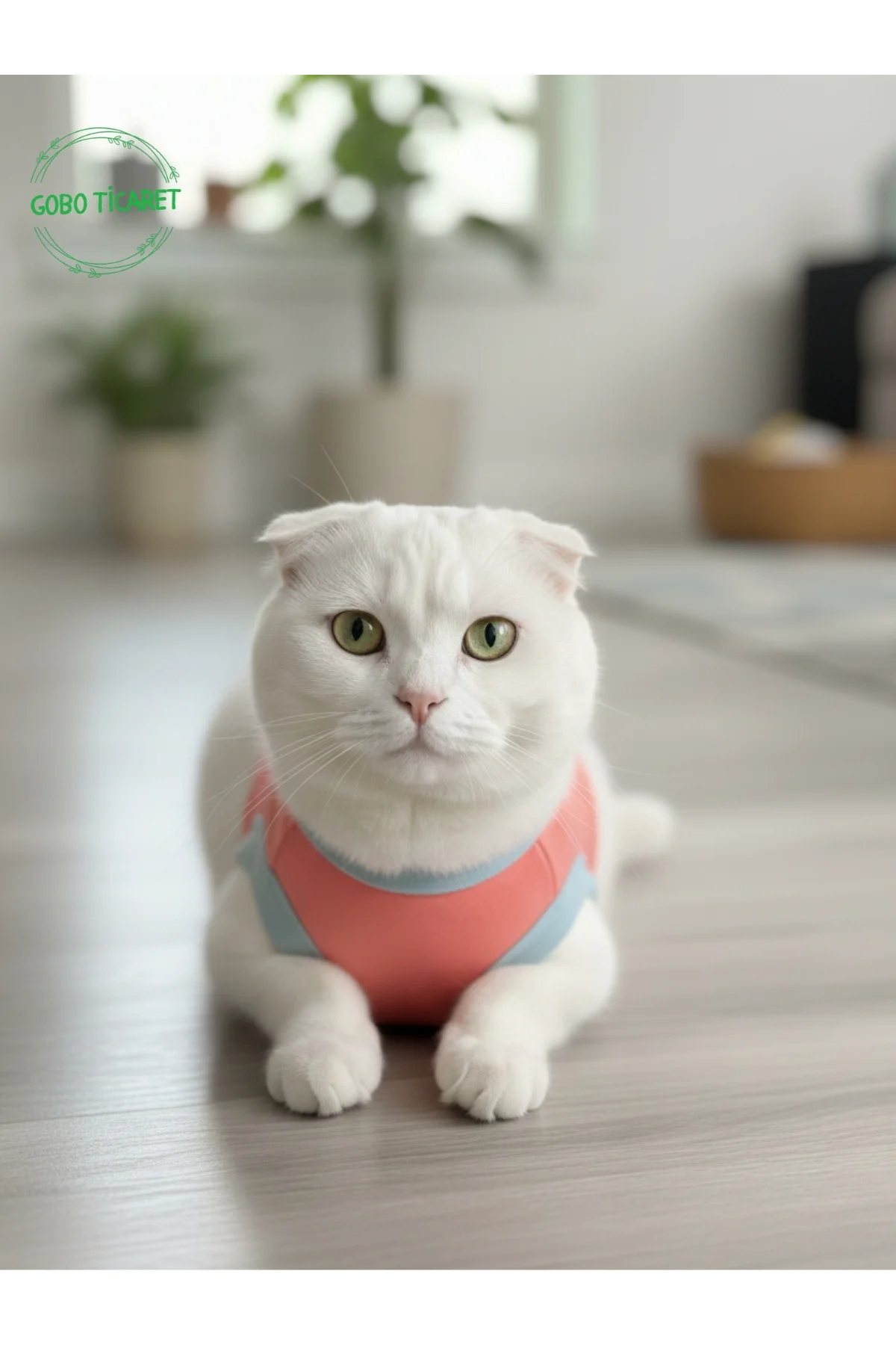 Şeker Pembe Renkli Kedi ve Köpek Kıyafeti Elbisesi Love Baskılı M