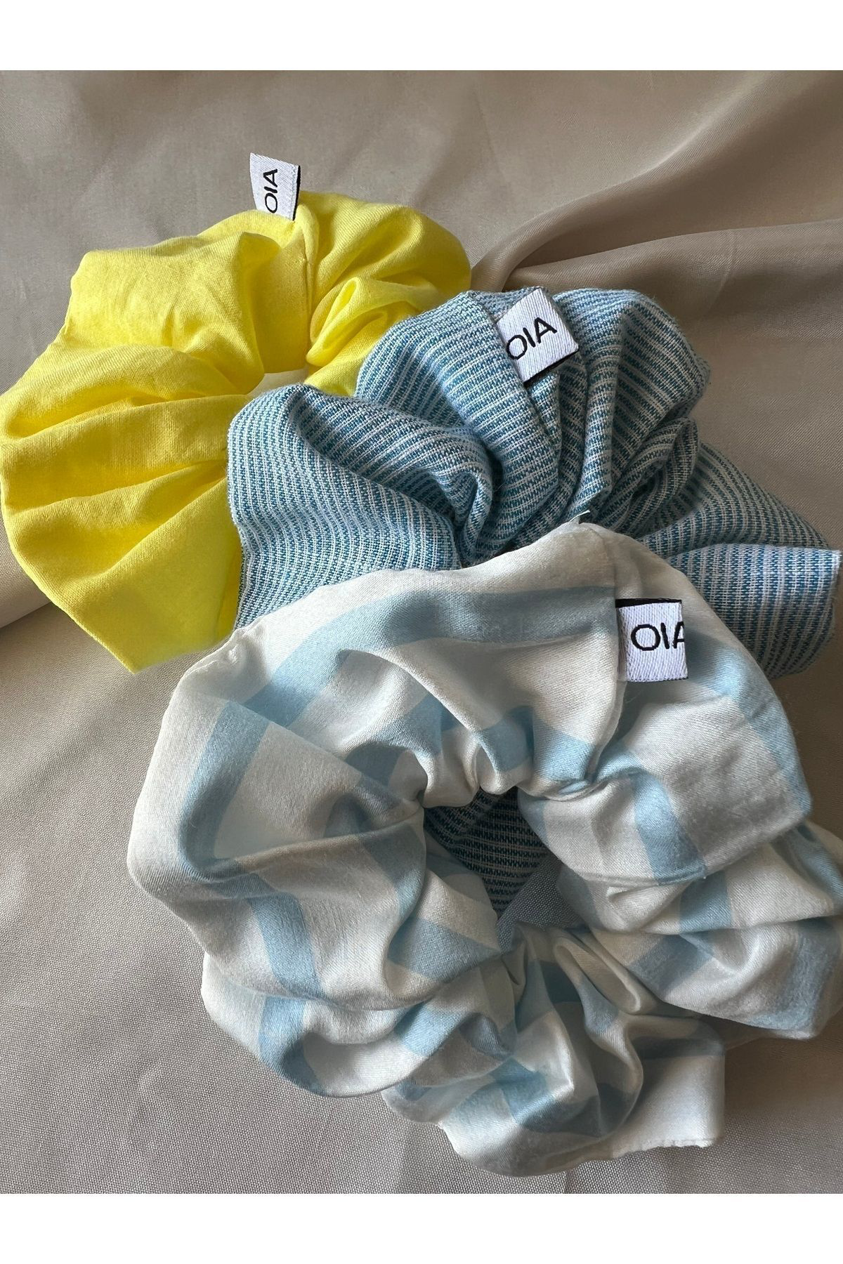 Şeker Pembe Scrunchie Toka Lastik Simit