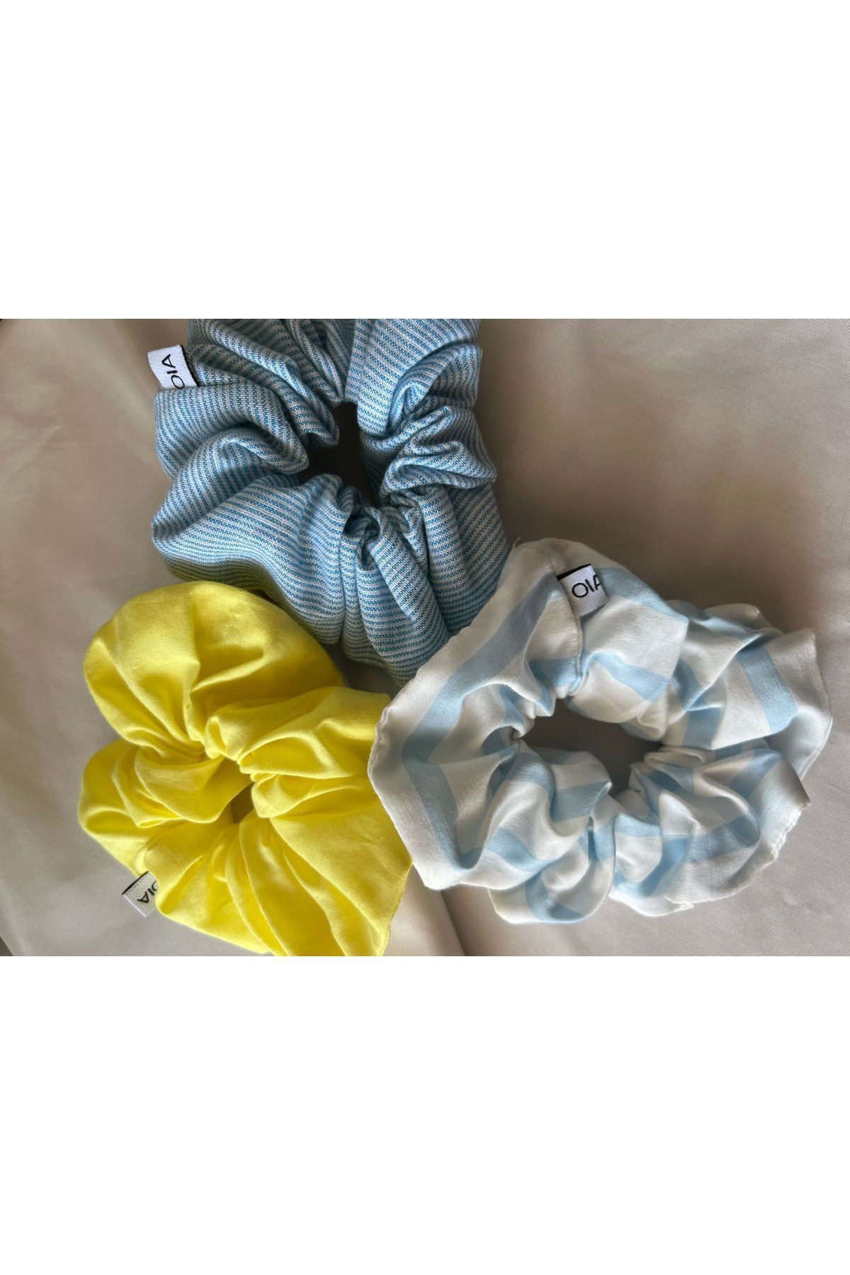 Şeker Pembe Scrunchie Toka Lastik Simit