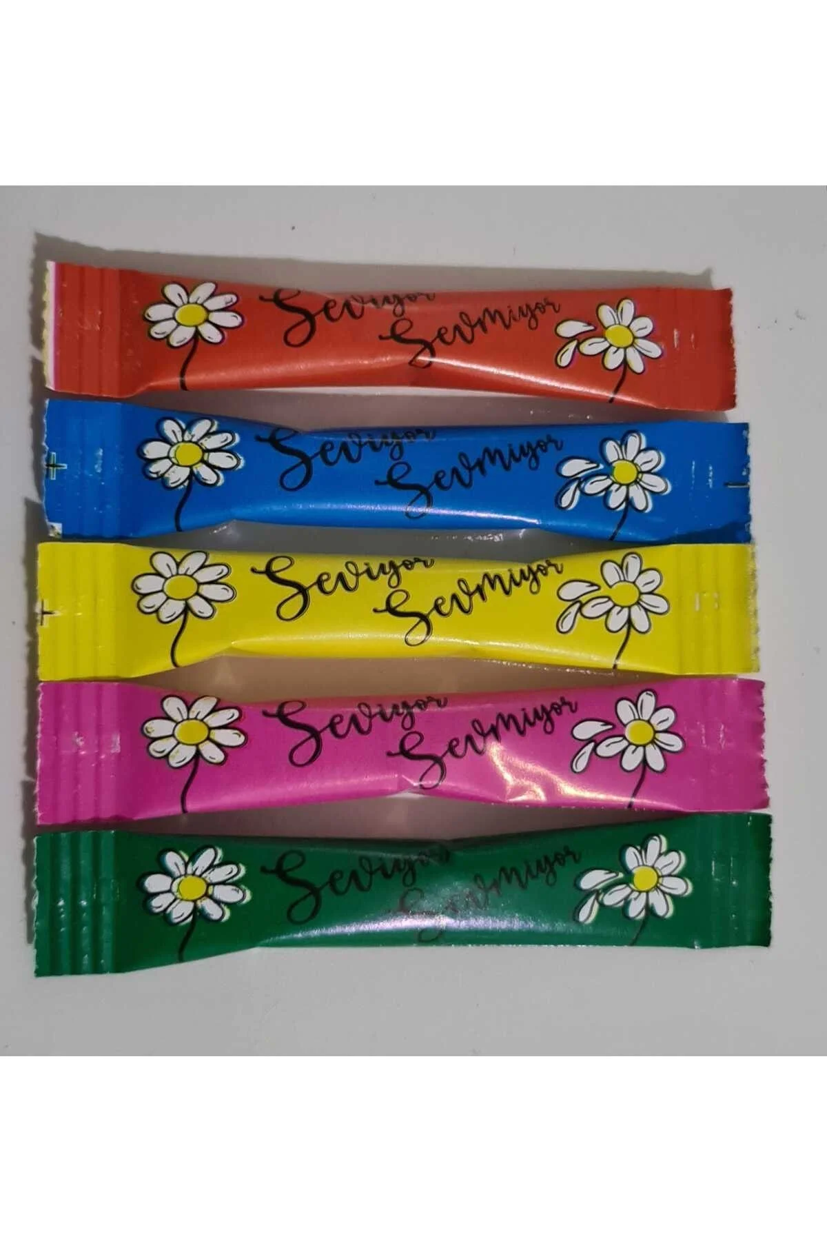 Şeker Renkli Stick Toz Şeker 1000 Adet X 3gr.