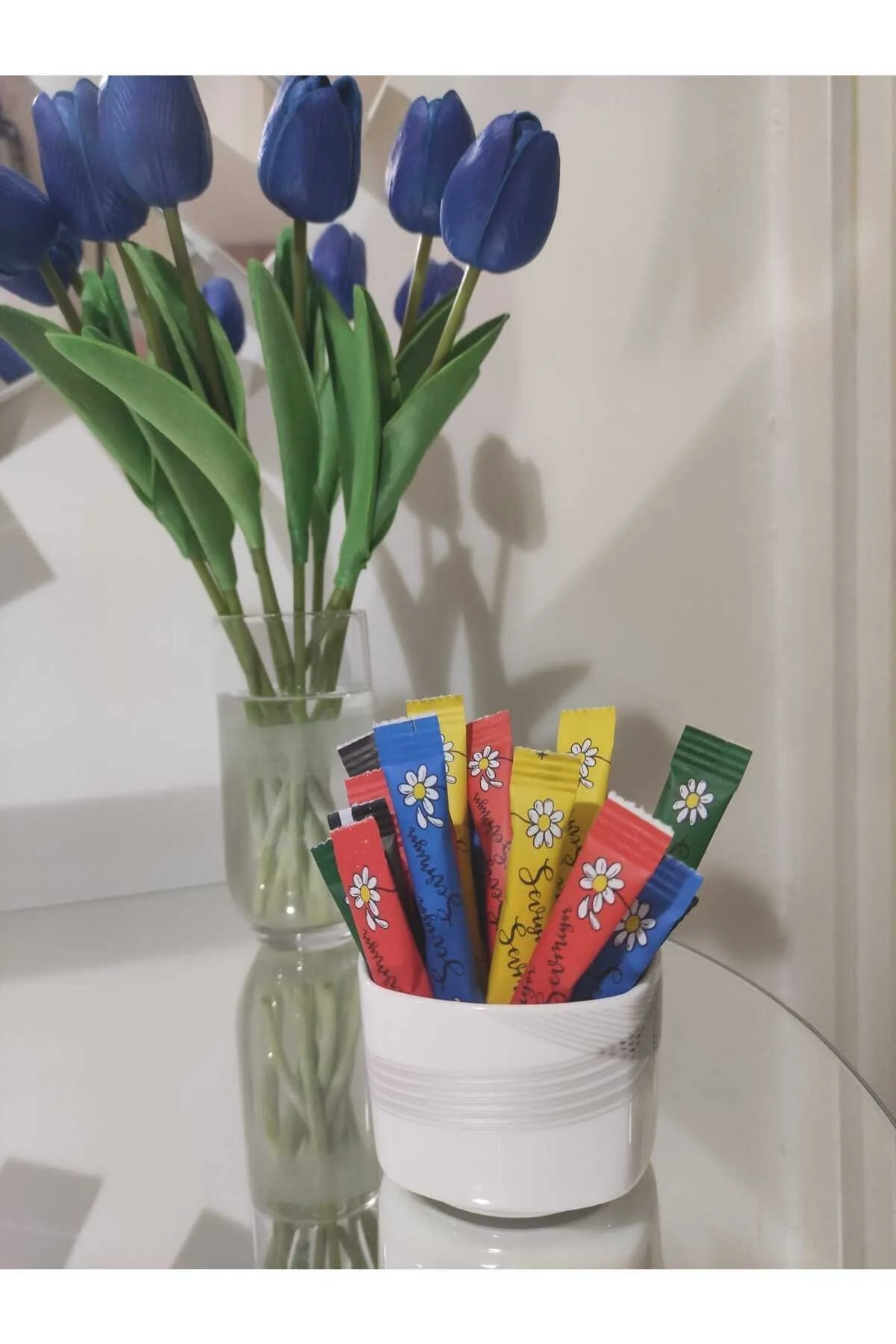 Şeker Renkli Stick Toz Şeker 1000 Adet X 3gr.