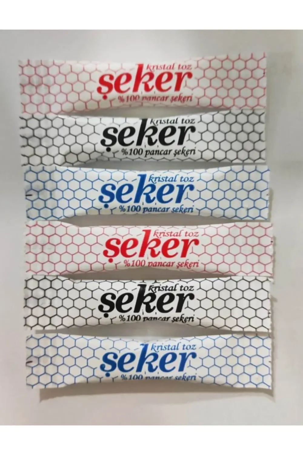 Şeker Stick Şeker Karışık Renkli Stick Toz Şeker 1000 Adet X 3 Gr