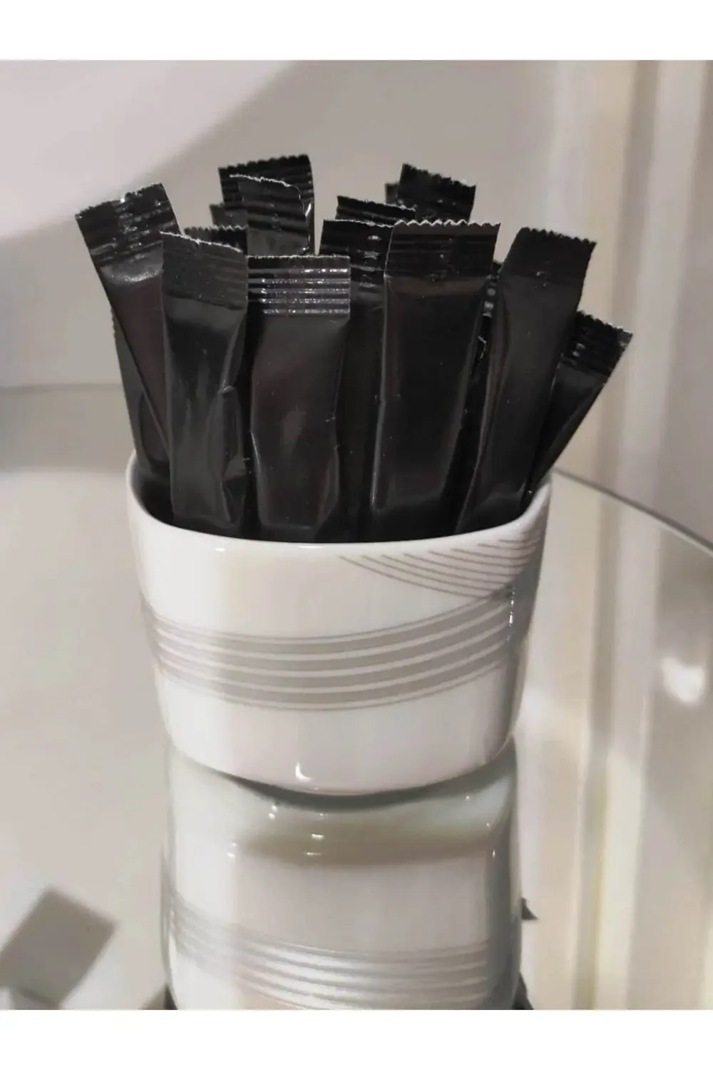 Şeker Stick Siyah Baskısız 1000 Adet 3 Gr. Şeker Stick Siyah Bask