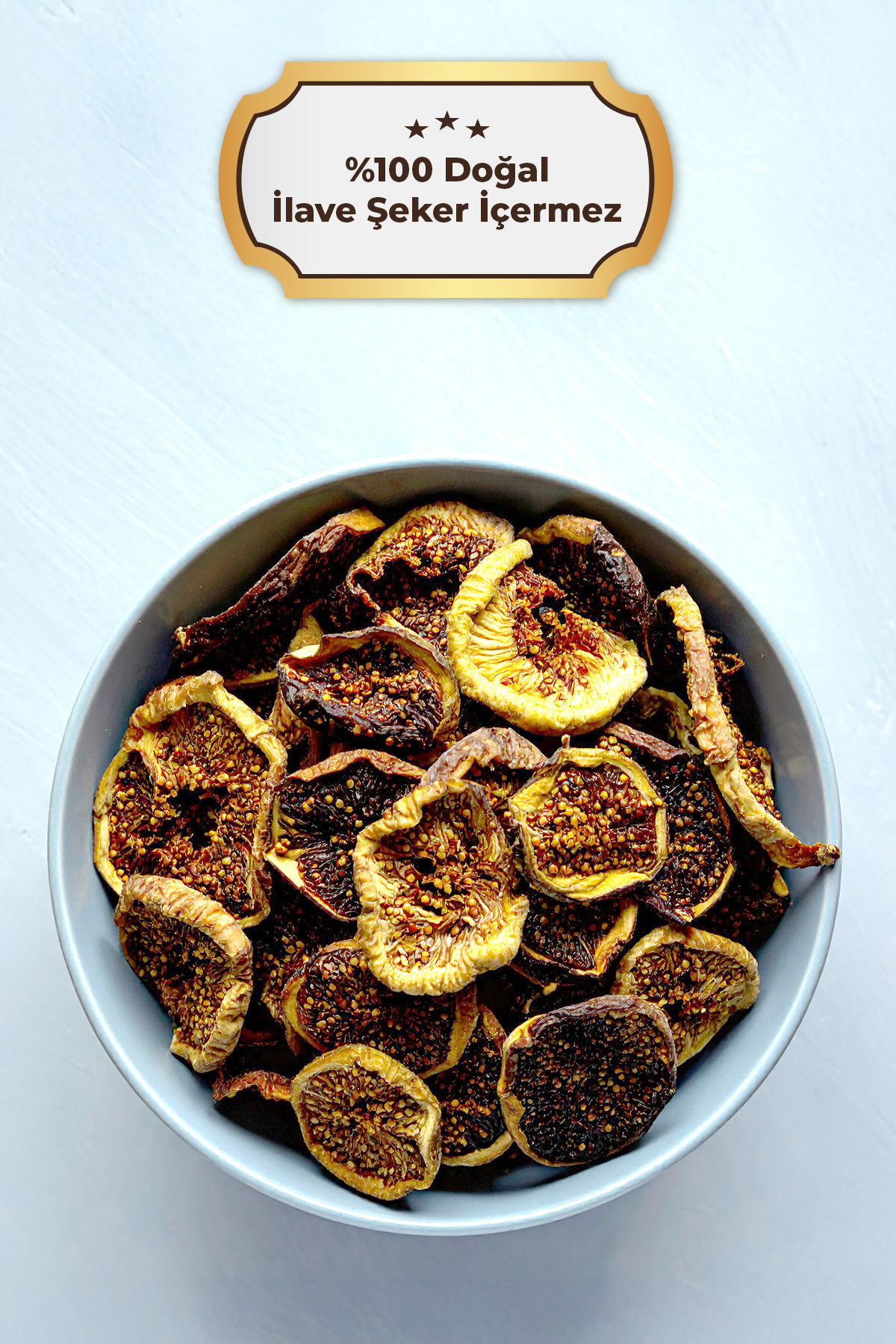 Şekersiz Kurutulmuş İncir – 210gr – Doğal ve Katkısız