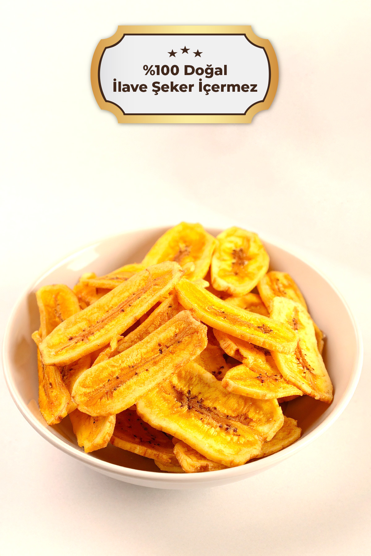 Şekersiz Kurutulmuş Muz – 210gr – Doğal ve Katkısız