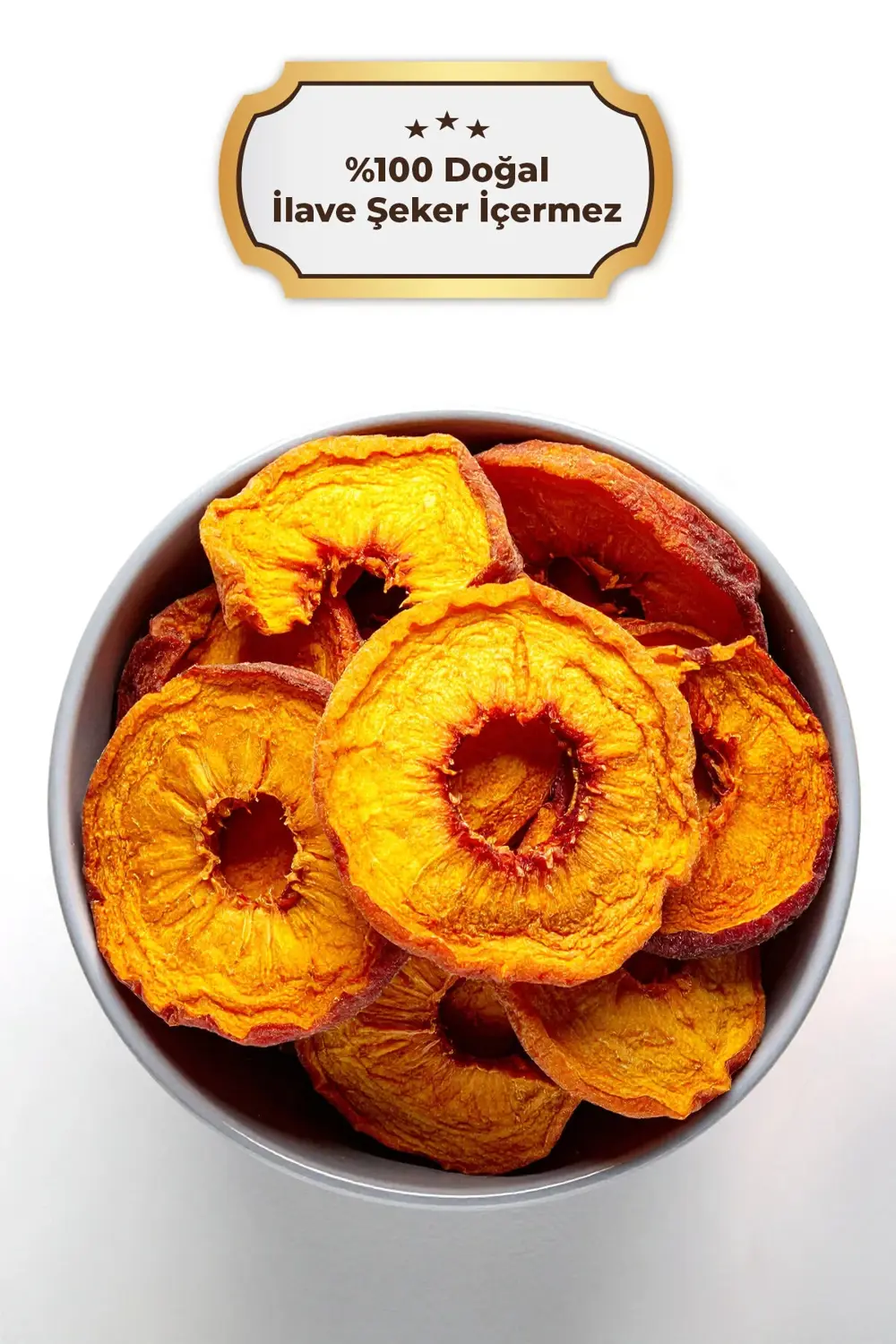 Şekersiz Kurutulmuş Şeftali – 70gr – Doğal ve Katkısız