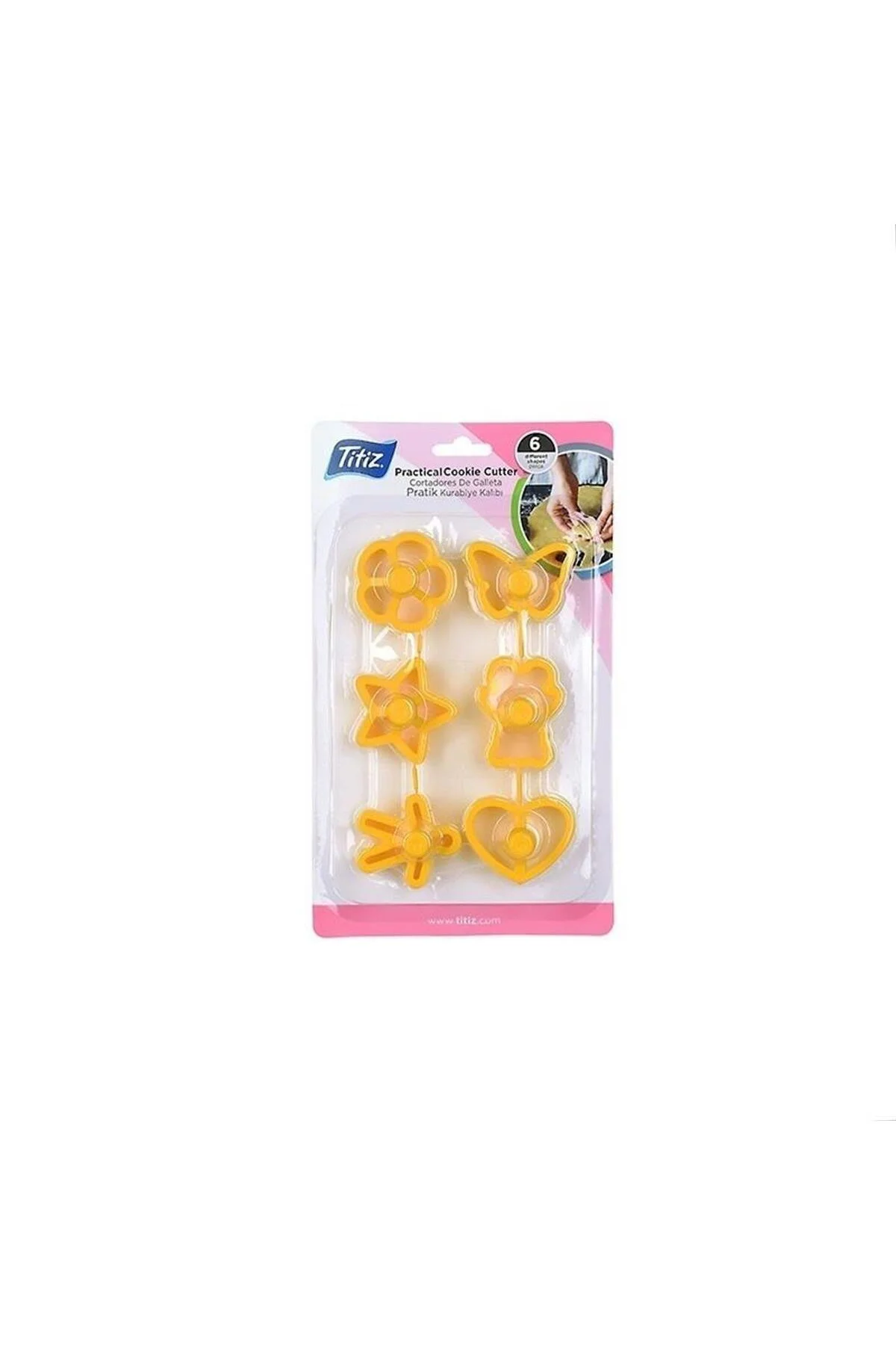 Şekilli Kurabiye Kalıbı, 6 Ayrı Şekil Kurabiye Hamur Şekillendiri